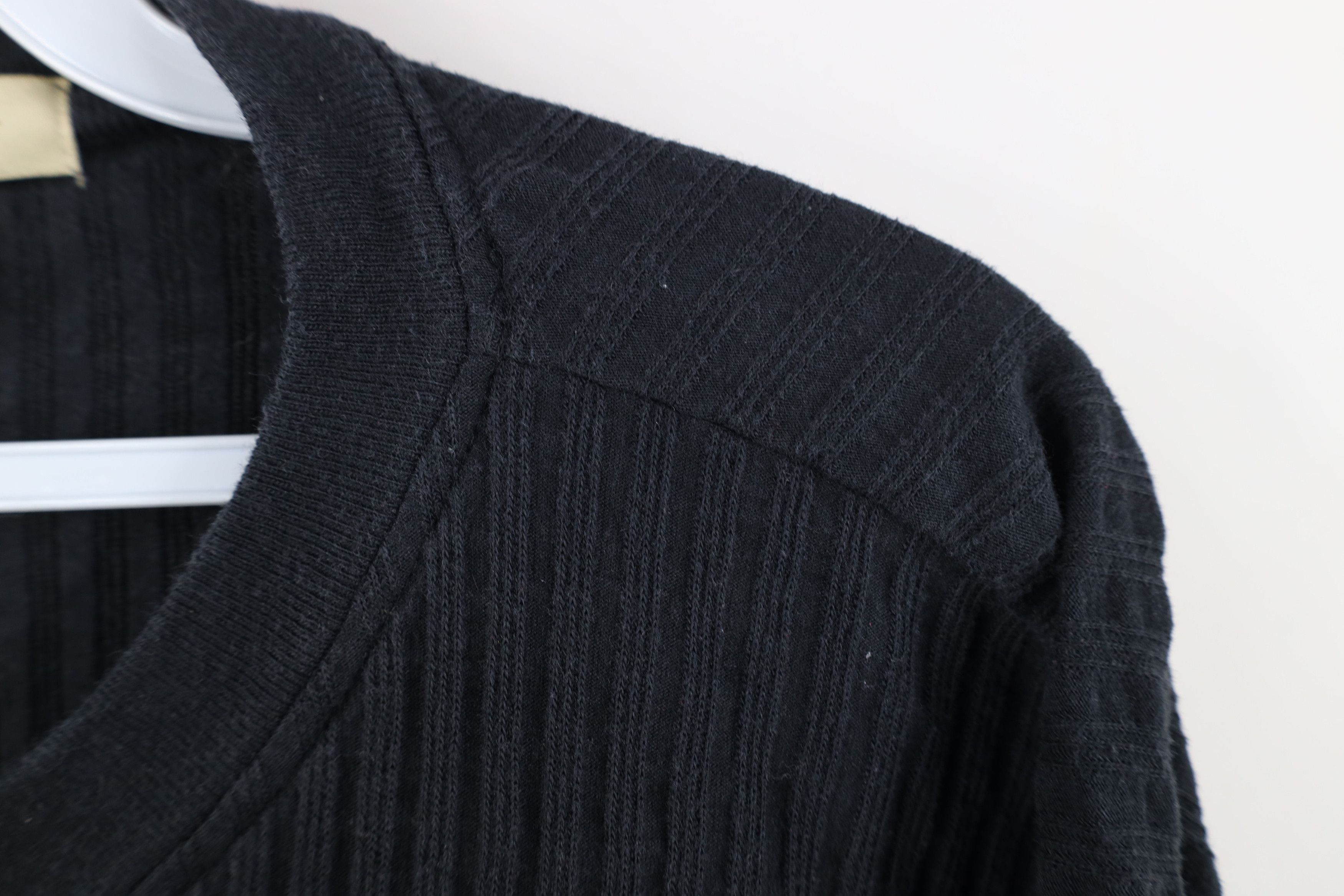 Vintage Vintage 90s Streetwear Ribbed Long Sleeve Henley T-Shirt Size US XL / EU 56 / 4 - 6 Thumbnail