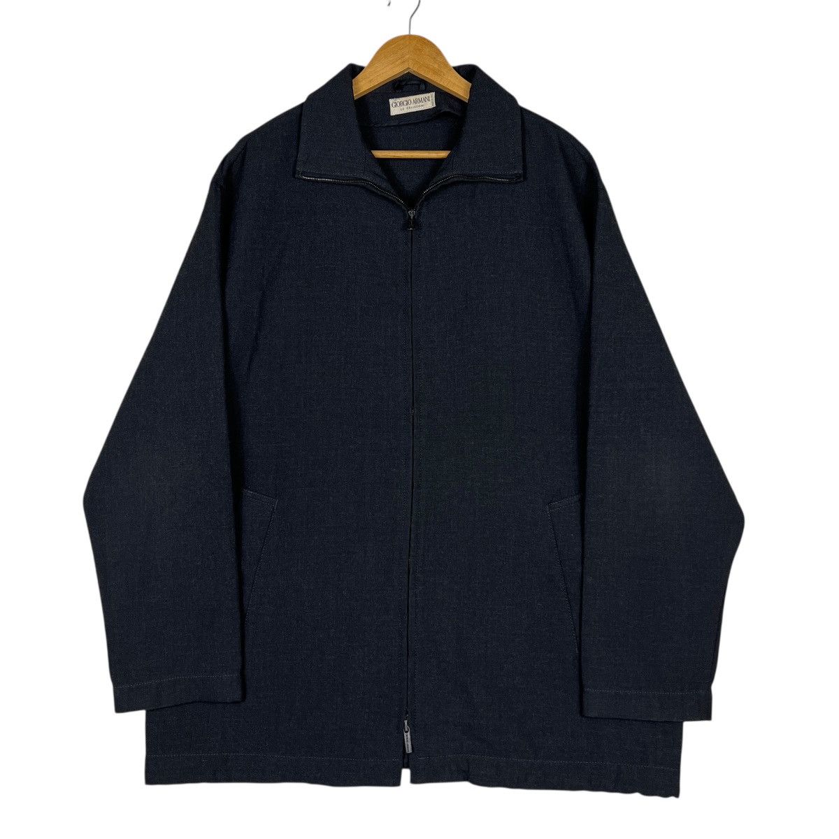 Giorgio Armani 🔥 Giorgio Armani High Neck Zip Up Jacket Made In Italy Size US M / EU 48-50 / 2 - 7 Thumbnail