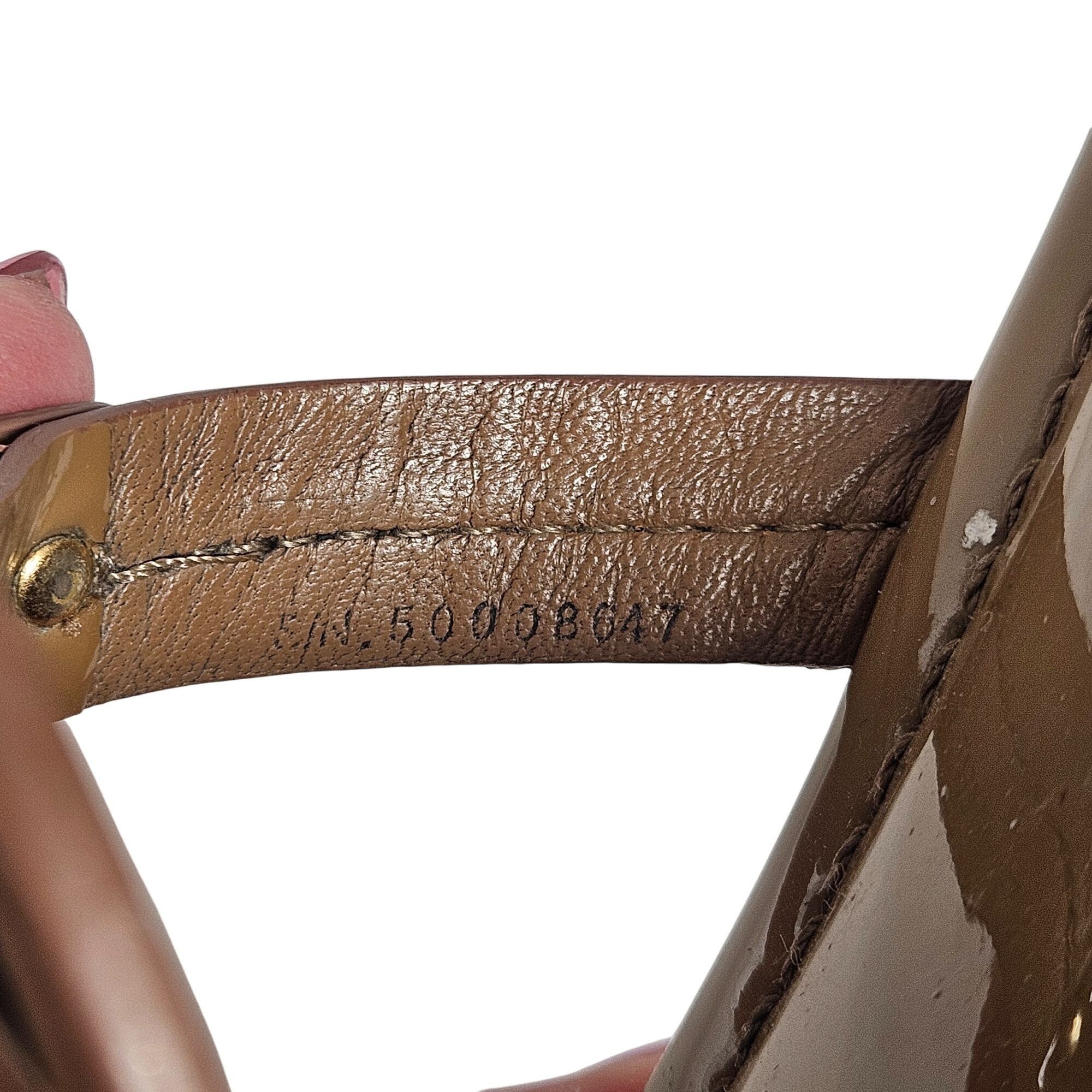Tory Burch Tory Burch Women Miller Patent Leather Sandal 7.5 Best Selle Size US 7.5 / IT 37.5 - 10 Thumbnail