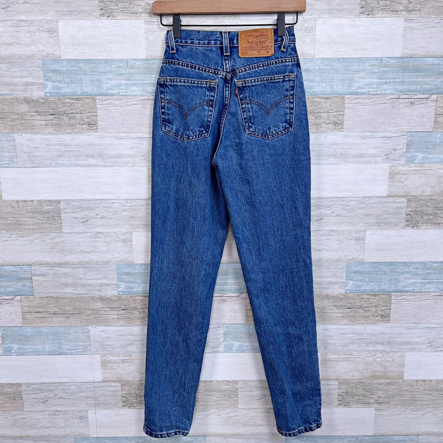 Levi's Levis Vintage 512 Slim Straight Jeans Juniors 1 24x30.5 Size 24" / US 00 / IT 34 - 4 Thumbnail