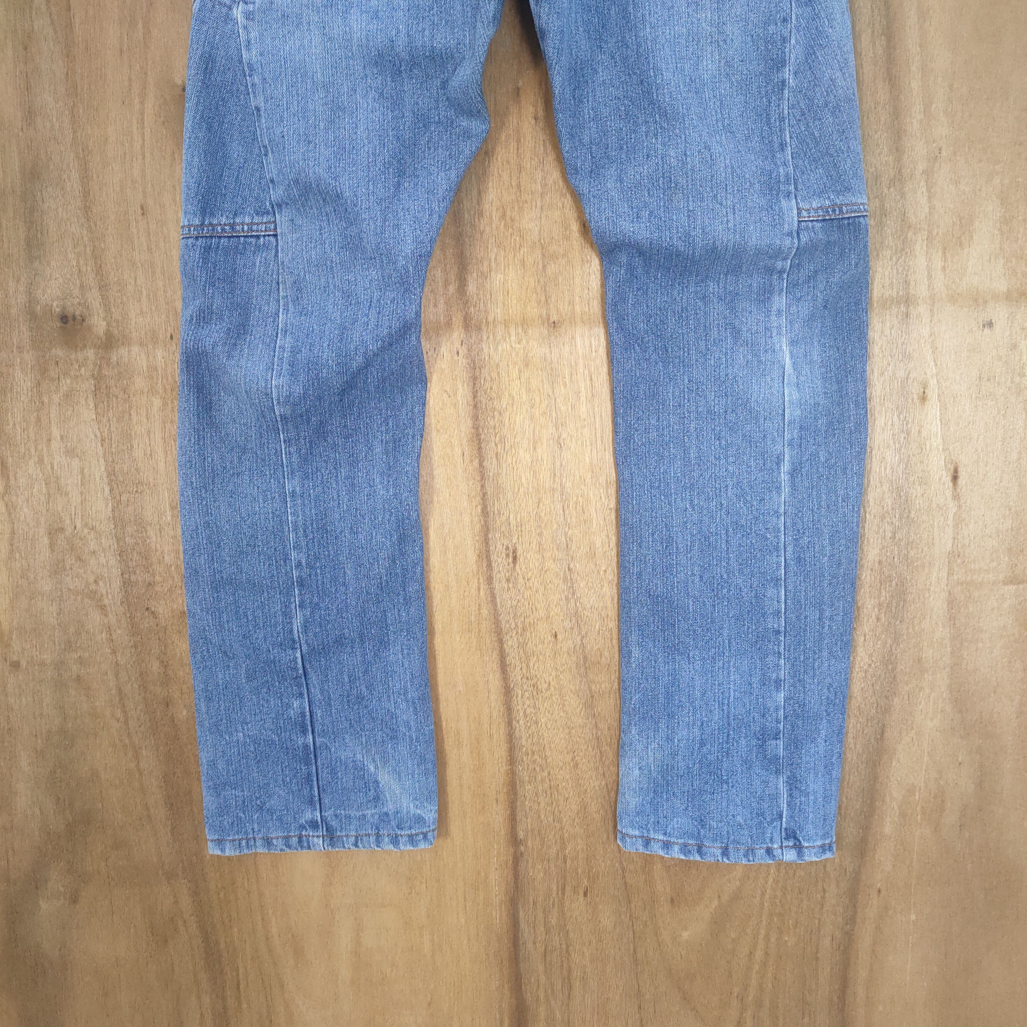 Japanese Brand BEACH DOUBLE WAIST JEAN DENIM CARGO PANTS Size US 32 / EU 48 - 4 Thumbnail