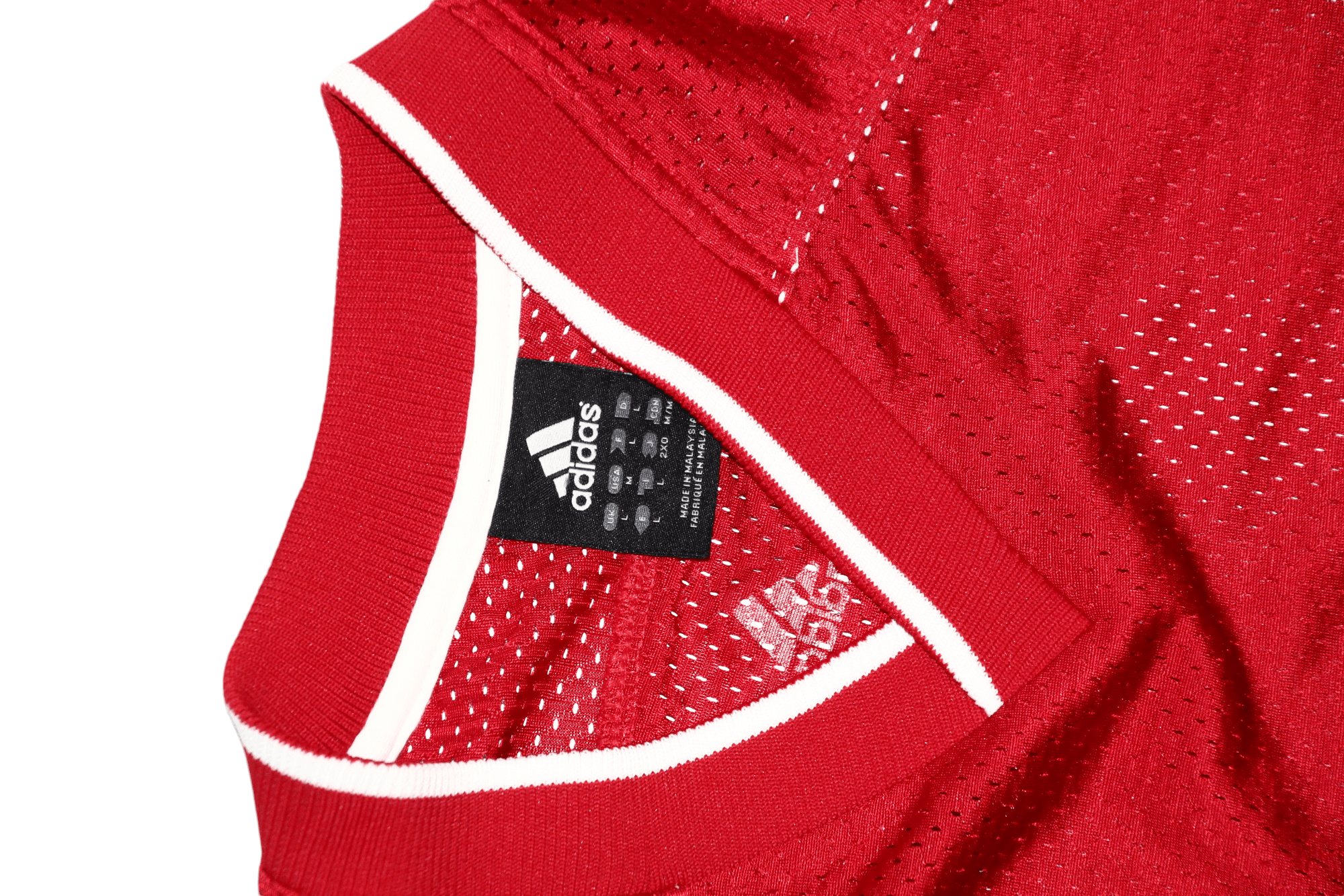 Adidas VTG Adidas #3 AdiTeam Hockey V-neck Mesh Jersey Size US L / EU 52-54 / 3 - 9 Thumbnail