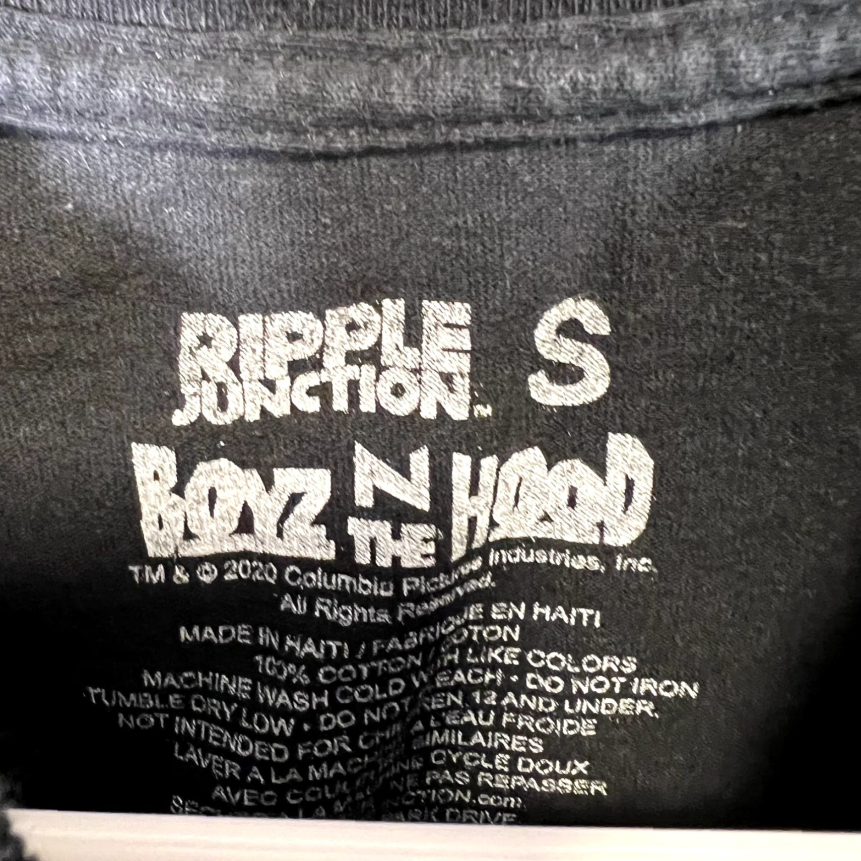 Ripple Junction VINTAGE A1 Boyz N The Hood Movie Promo Shirt Adult Small Retro Black Mens Size US S / EU 44-46 / 1 - 6 Thumbnail