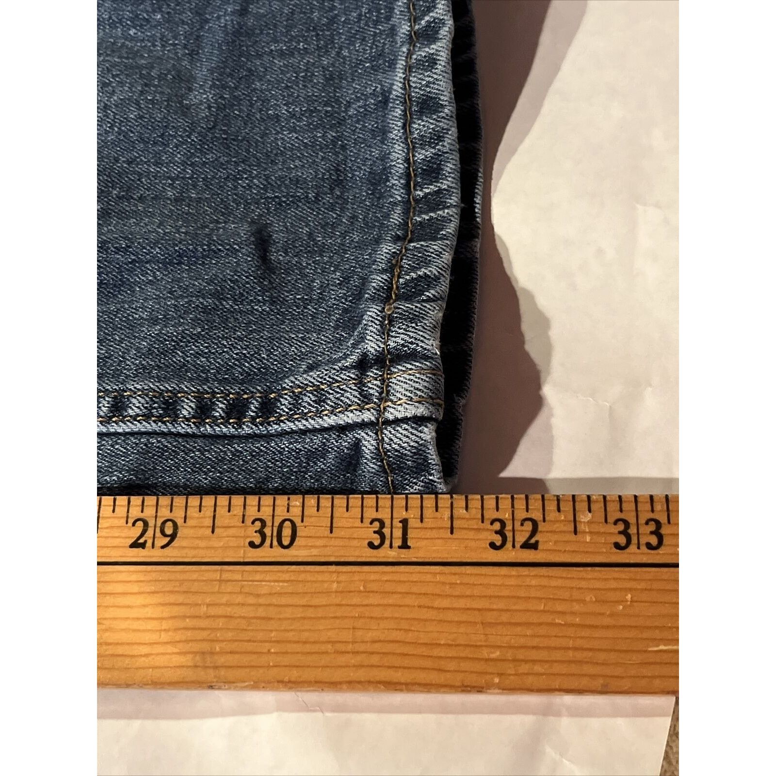 Levi's Levi's 514 Slim Straight Fit Jeans Men's 30x31 Blue Denim Size US 30 / EU 46 - 6 Thumbnail