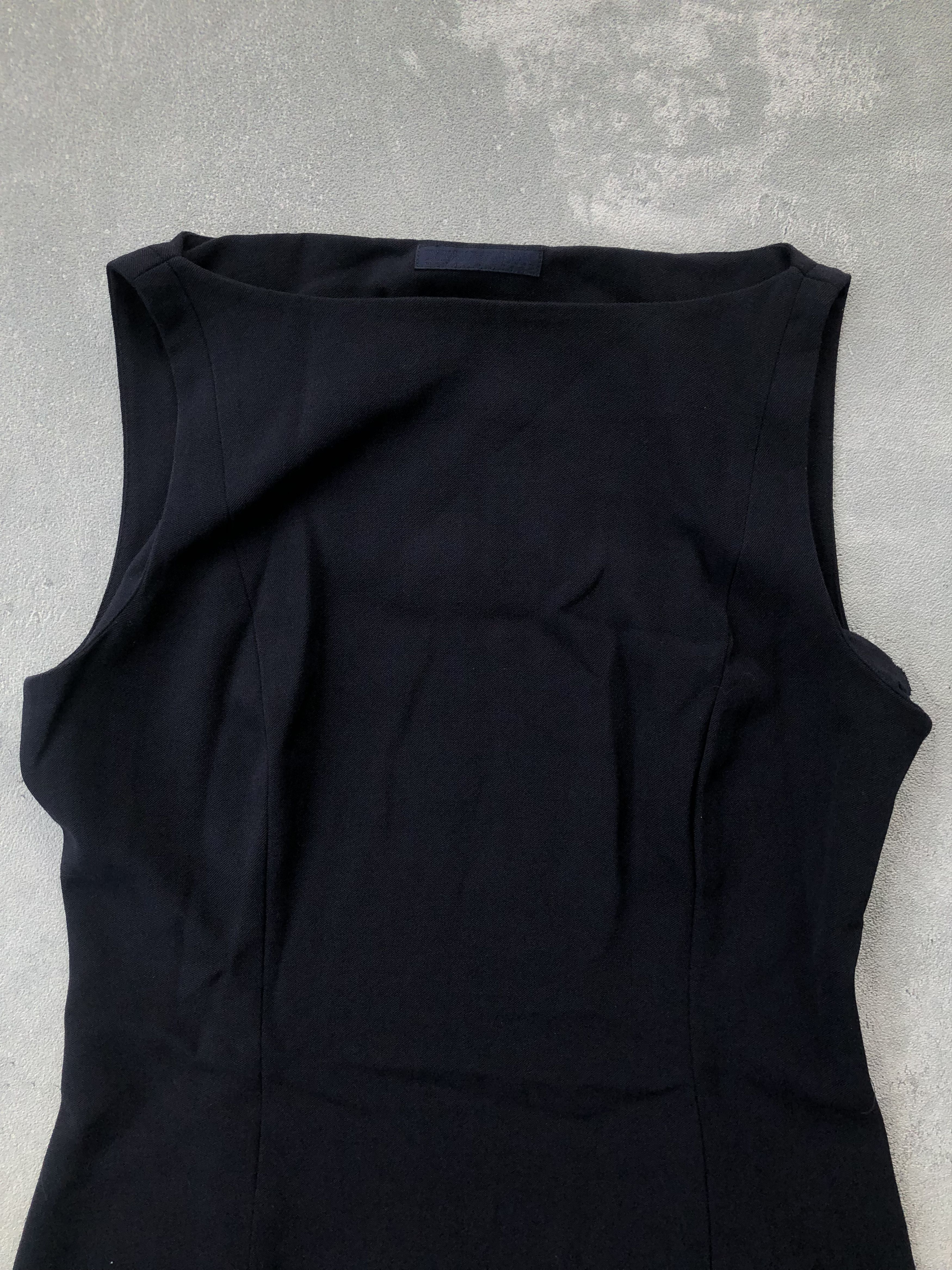 Emporio Armani Emporio Armani Black Midi Drees Size S / US 4 / IT 40 - 2 Thumbnail