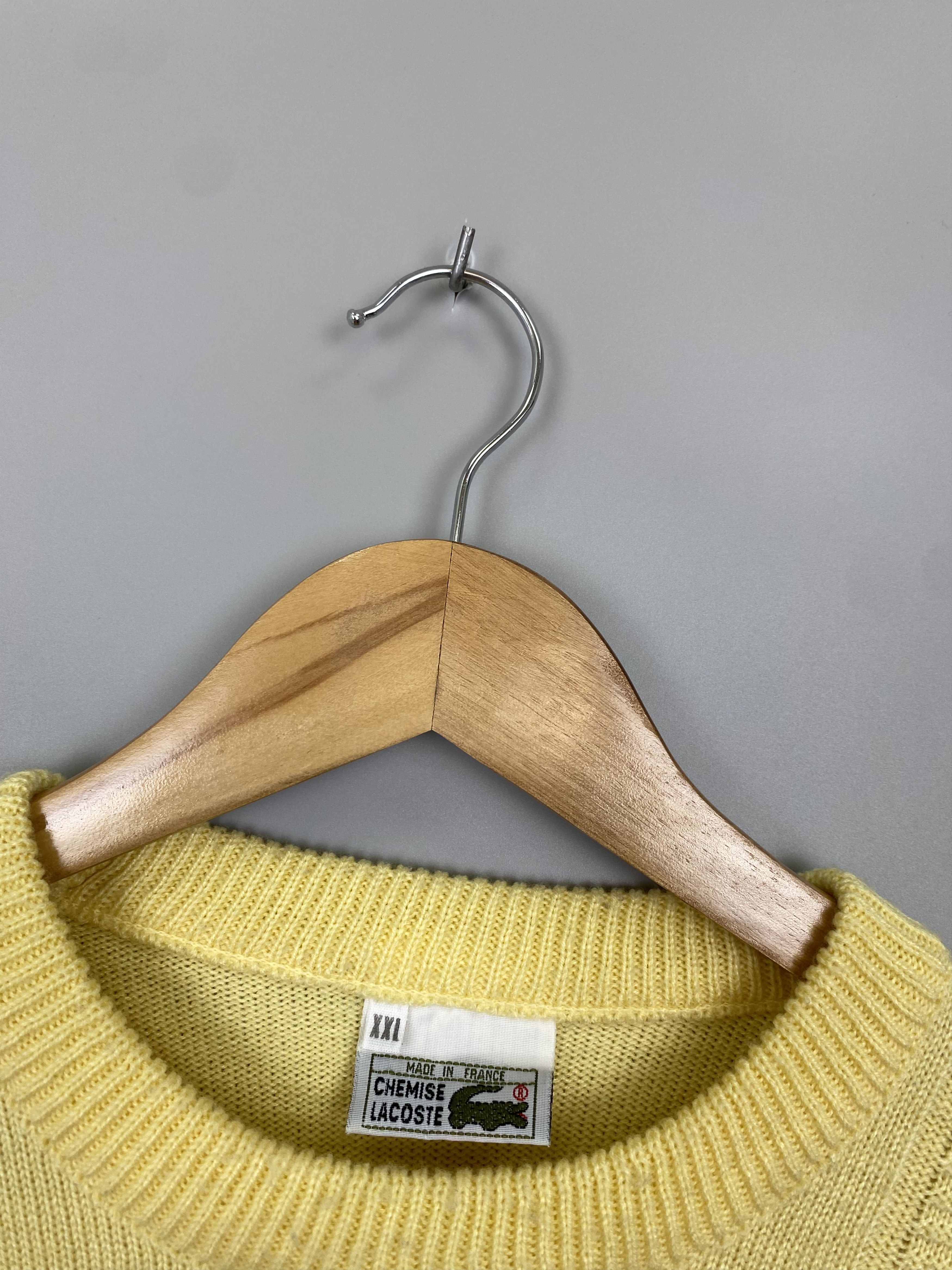 Lacoste Vintage LACOSTE Chemise Sweater Made in France Size US XXL / EU 58 / 5 - 7 Thumbnail