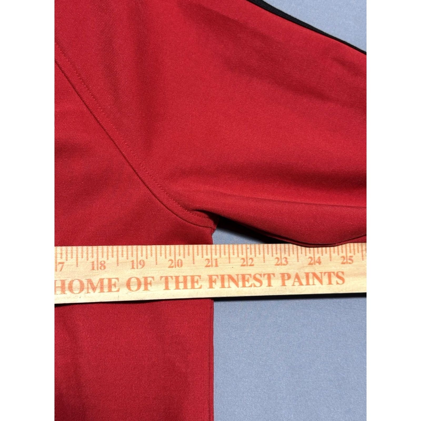 J Brand Lucky Track Jacket Mens L Red Amsterdam Full Zip Sport Size US L / EU 52-54 / 3 - 3 Thumbnail