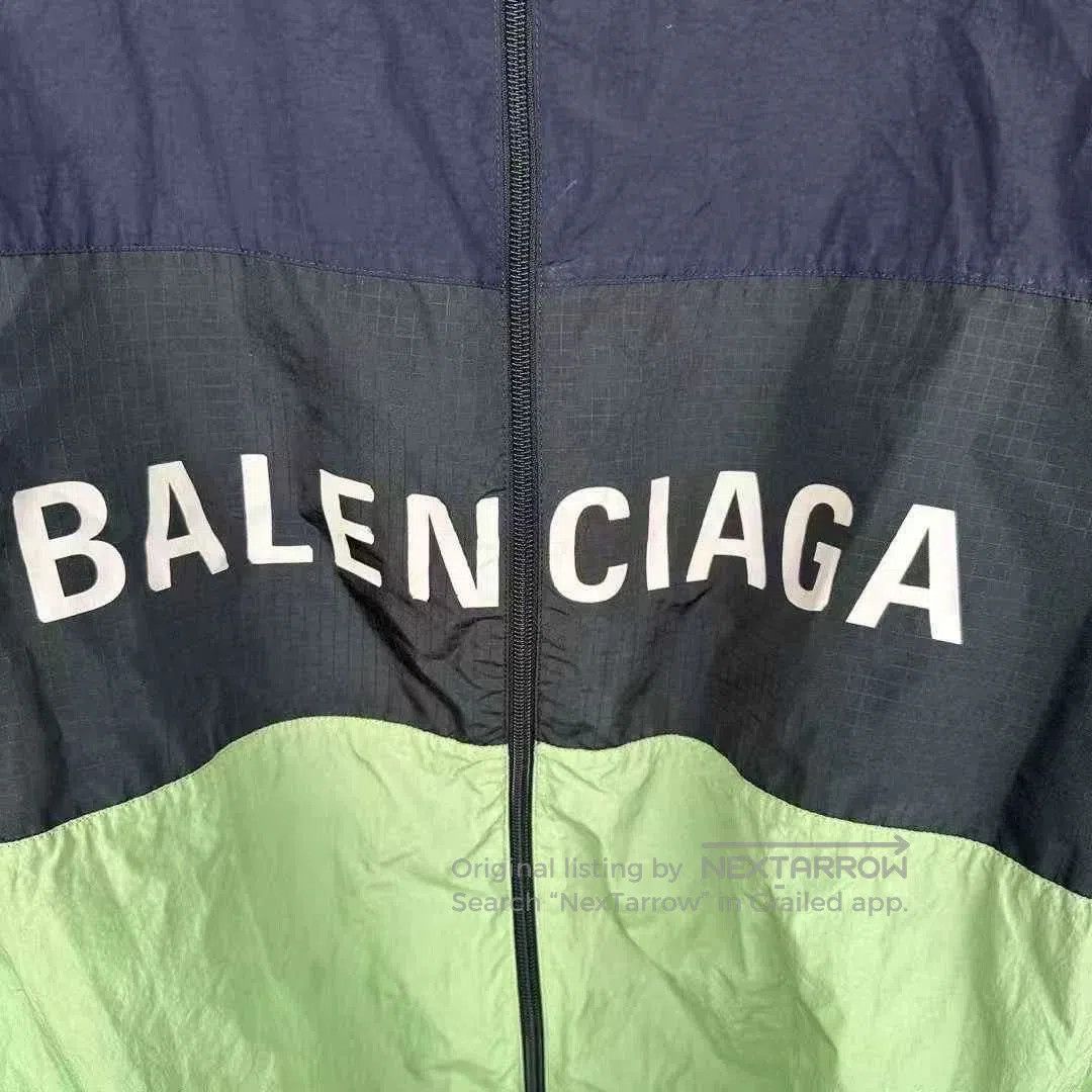Balenciaga Balenciaga Black Green Windbreaker. Size S / US 4 / IT 40 - 3 Thumbnail