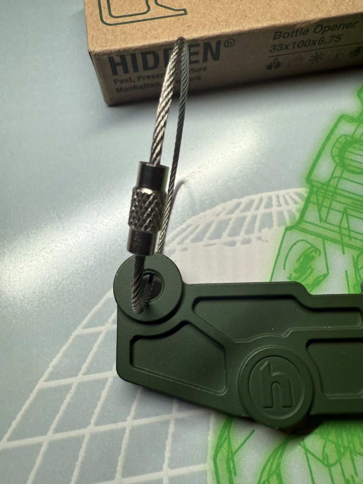 HIDDEN Hidden bottle opener keychain Size ONE SIZE - 4 Thumbnail