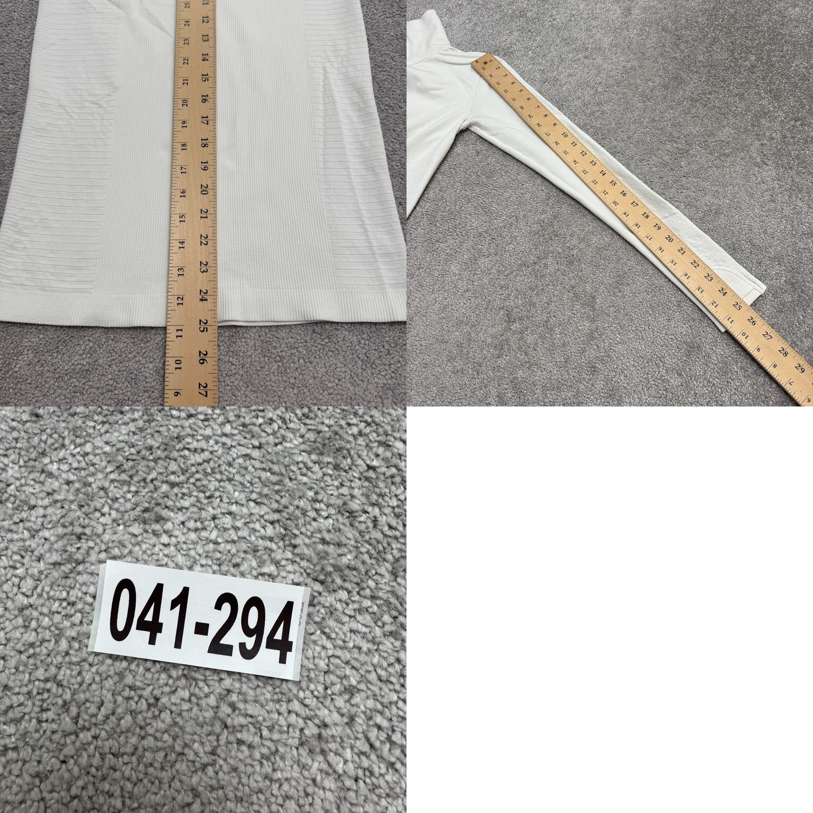 Athleta Athleta Flurry Blizzard Rib Turtleneck Seamless Base Layer Shirt Size S White Size S / US 4 / IT 40 - 9 Thumbnail
