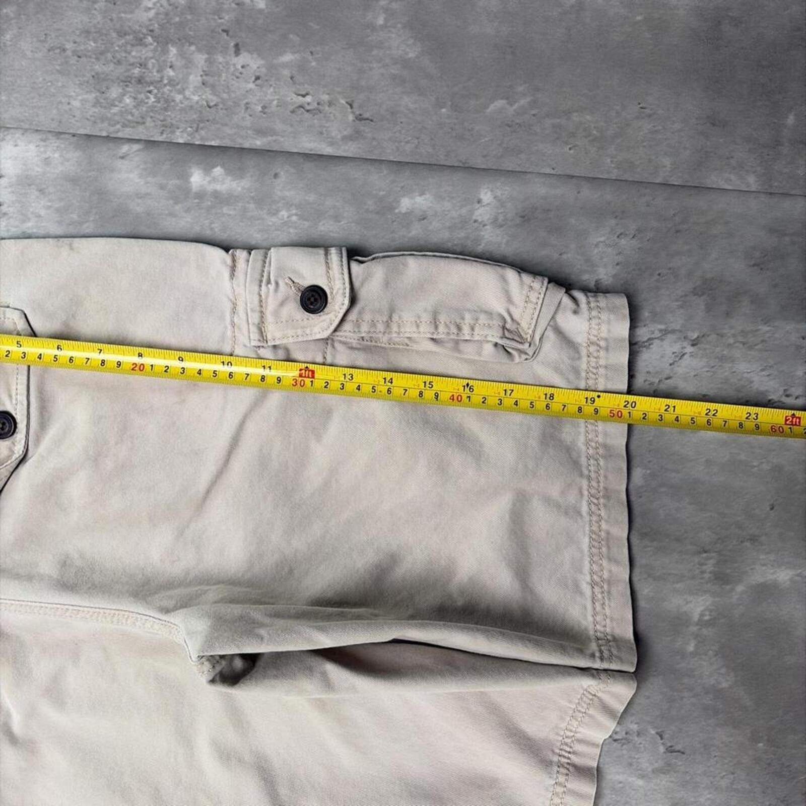 Other Y2K Beige Urban Pipeline Grunge Baggy Cargo Shorts Size US 30 / EU 46 - 7 Thumbnail
