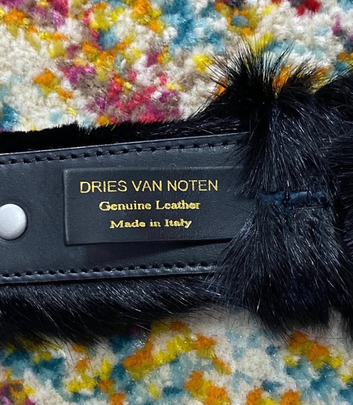 Dries Van Noten Dries Van Noten Studded Fur Belt Size ONE SIZE - 8 Thumbnail