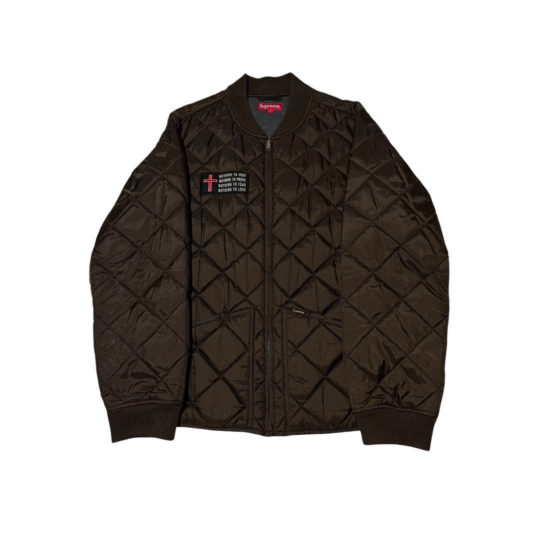 Supreme SS17 Supreme Rose Quilted Lace Bomber Jacket Large | Grailed
