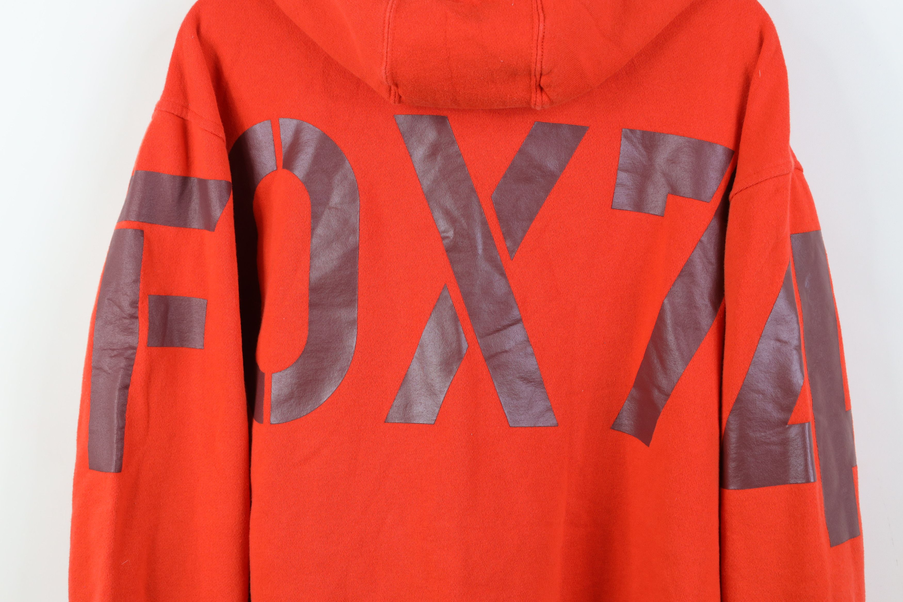 Fox Racing Vintage Y2K Fox Racing Spell Big Logo Heavyweight Zip Hoodie Size US XL / EU 56 / 4 - 14 Thumbnail