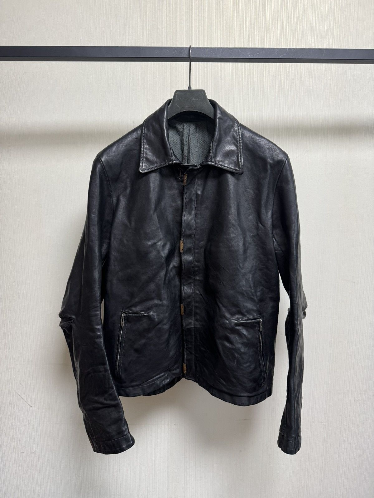 Carol Christian Poell Carol Christian Poell LM/2498 Leather jacket Size US L / EU 52-54 / 3 - 1 Thumbnail