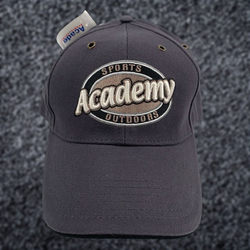Vintage Academy Baseball Cap Men's Gray One Size Adjustable NWT Outdoor Sports Hat Cap Size ONE SIZE - 1 Thumbnail