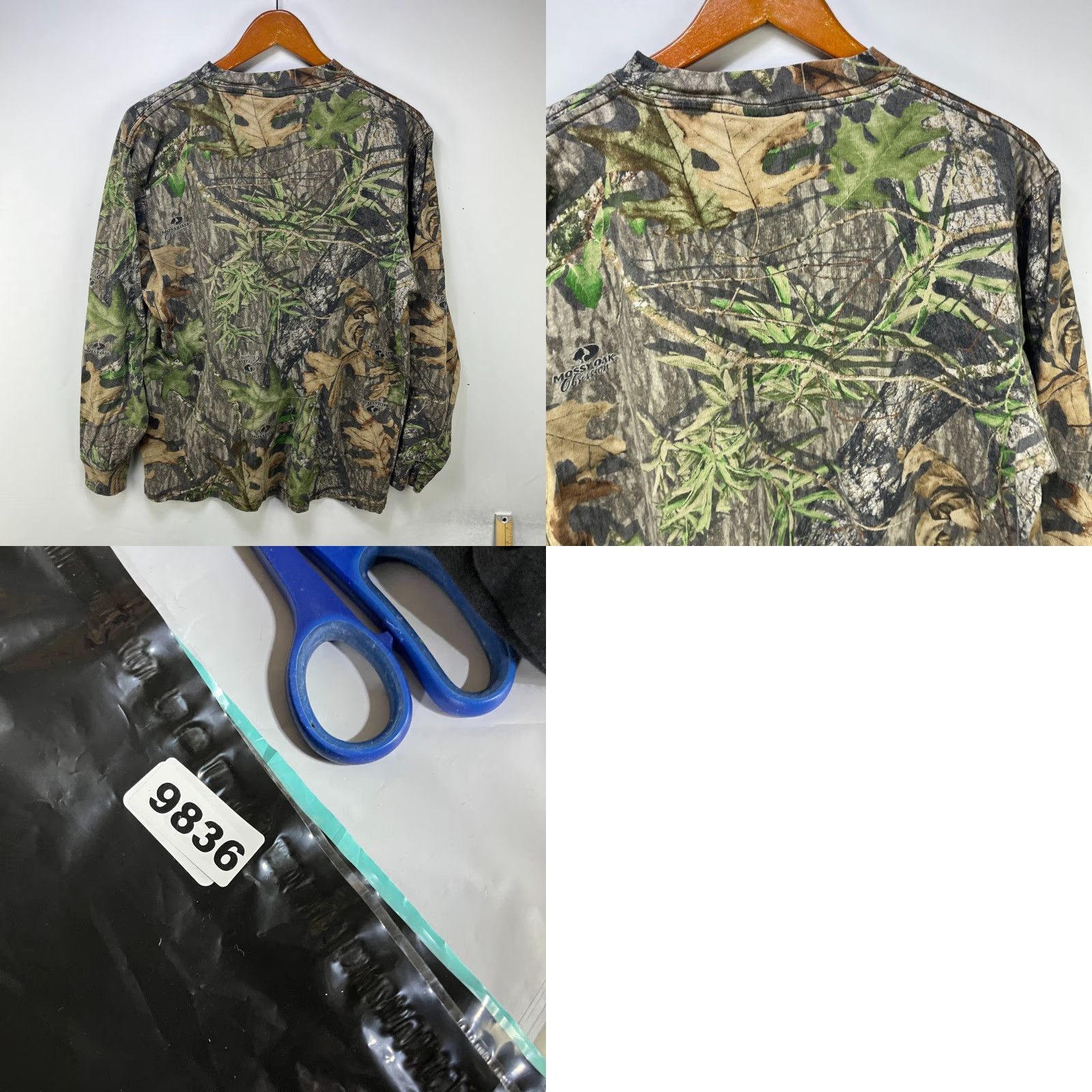 Vintage VINTAGE Mossy Oak Tree Camo Long Sleeve Shirt L Green Cotton Flannel Pockets Button Outdoor Men Size US L / EU 52-54 / 3 - 8 Thumbnail