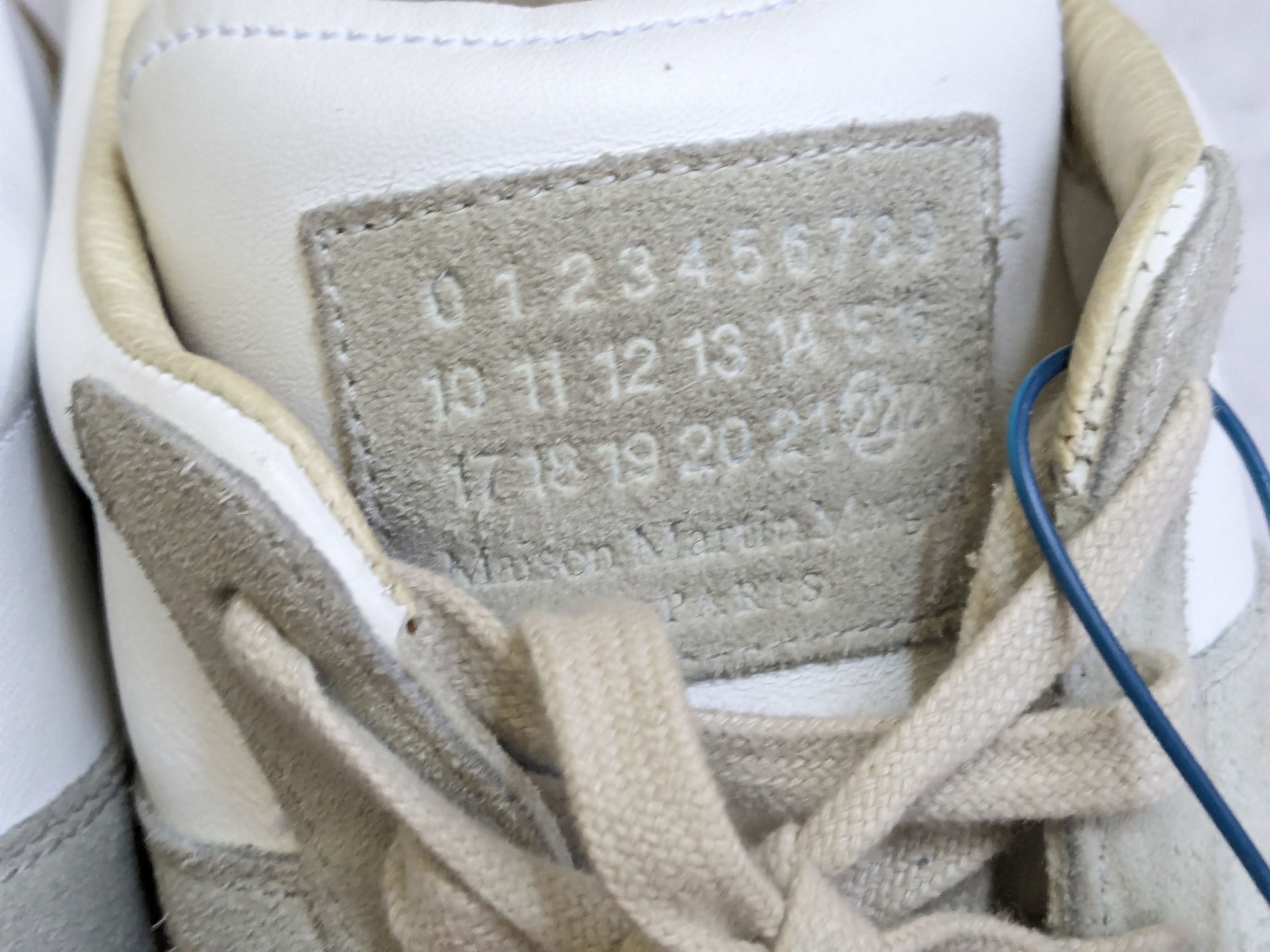 Maison Margiela Maison Margiela Replica GAT White Gray 12 45 Low Tops Size US 12 / EU 45 - 8 Thumbnail