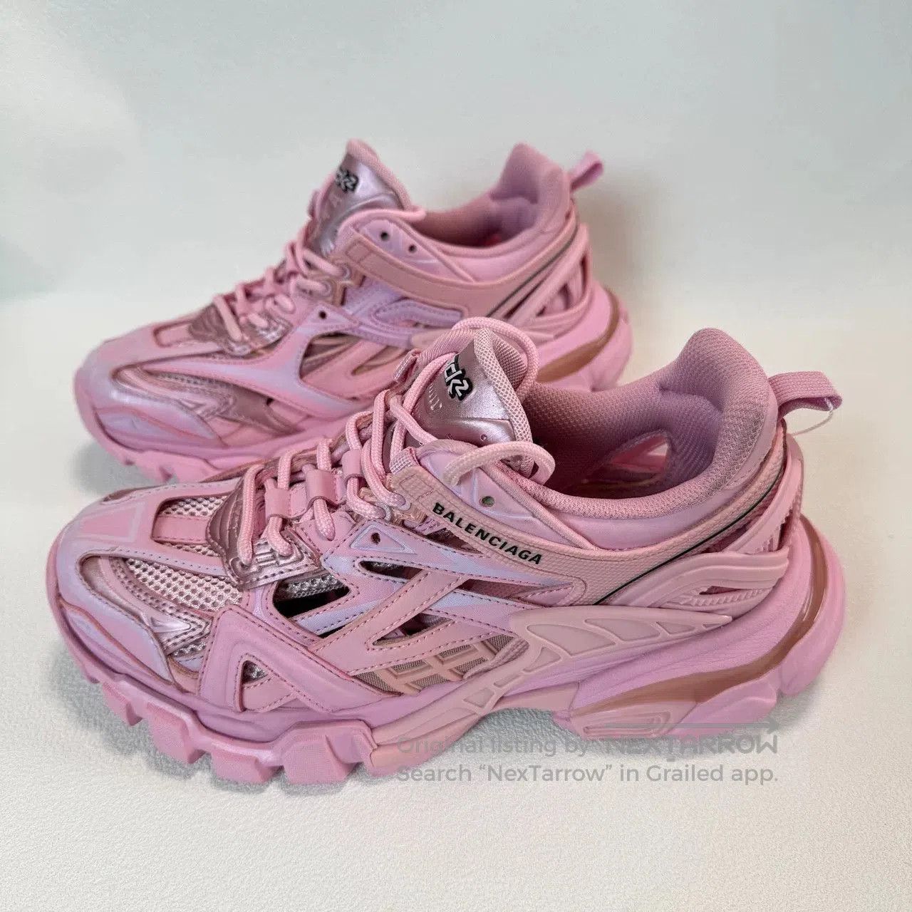 Balenciaga balenciaga track 2.0 pink low. Size US 6.5 / IT 36.5 - 1 Thumbnail