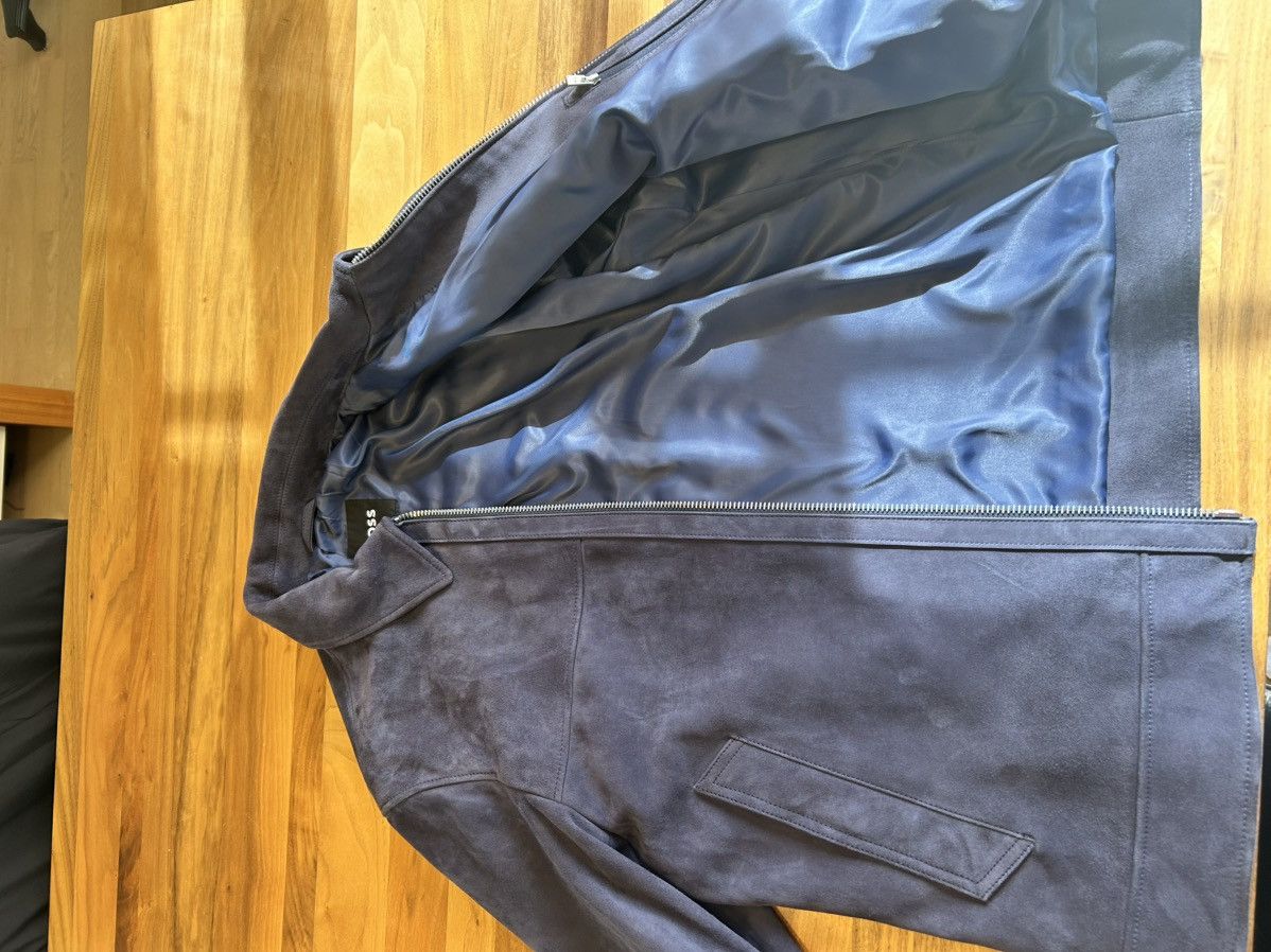 Hugo Boss Boss suede leather jacket, Large Size US L / EU 52-54 / 3 - 3 Thumbnail