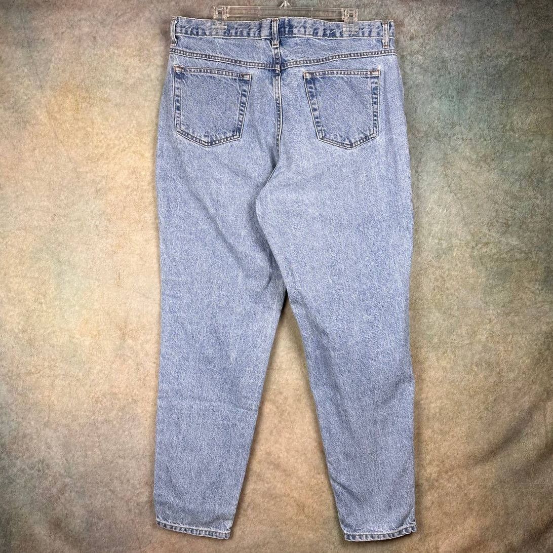 Levi's × Vintage Vintage 90s Denim Jeans Sz 18 USA Made Mom Jeans Size 40" / US 18 - 2 Thumbnail