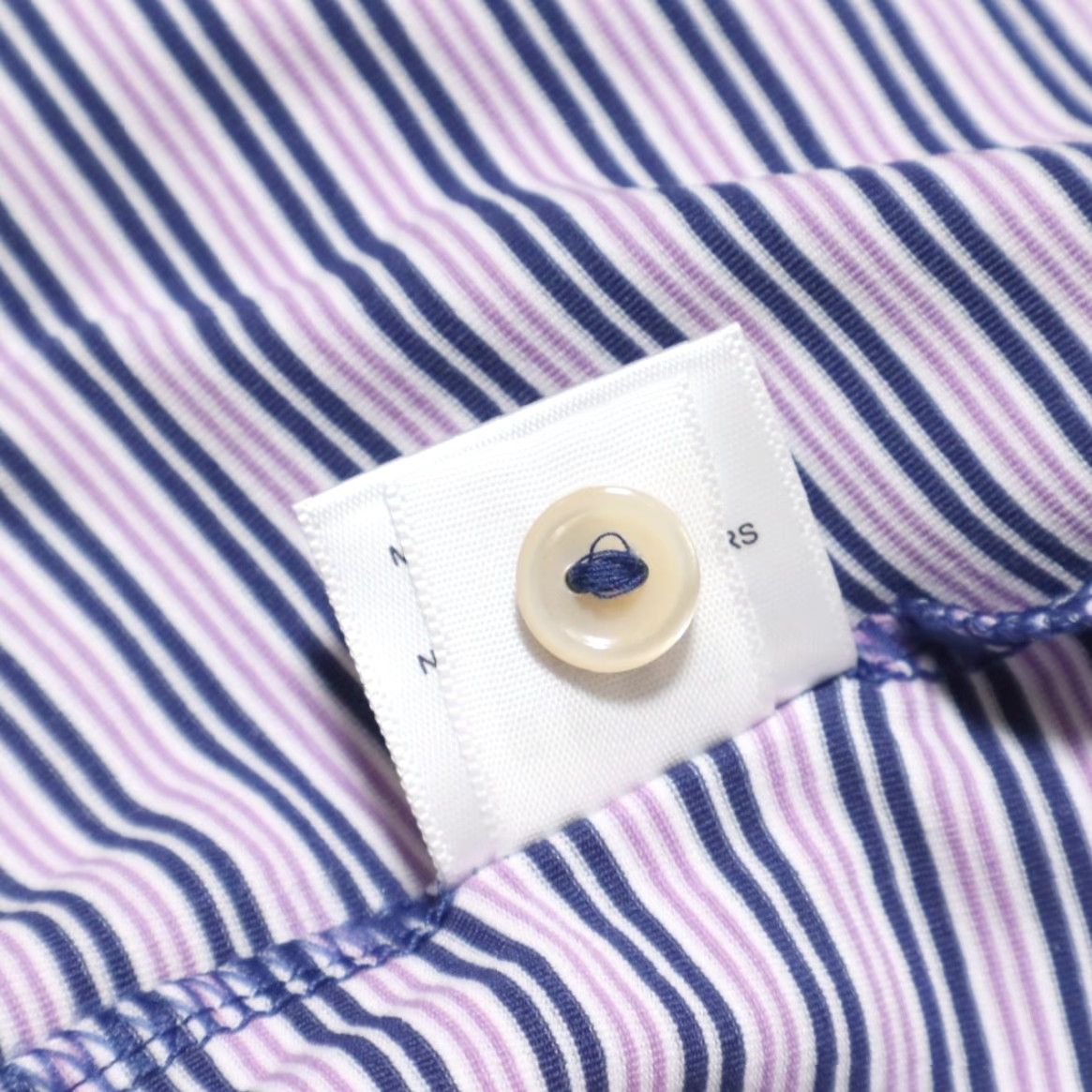 Peter Millar VINTAGE Peter Millar Hamden Performance Jersey Striped Polo Shirt Purple Men's 2XL Size US XXL / EU 58 / 5 - 7 Thumbnail