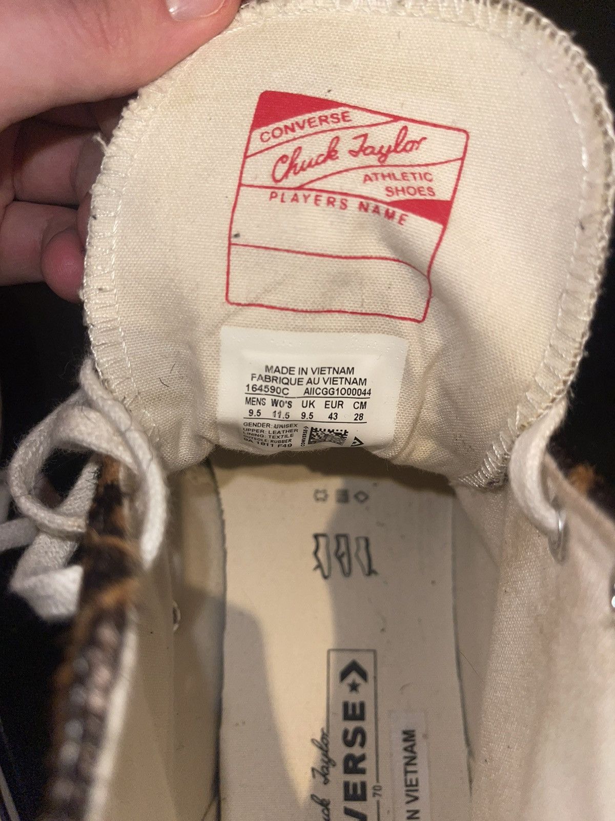 Converse RARE Giraffe Printed Fur Converse Size US 9.5 / EU 42-43 - 7 Thumbnail