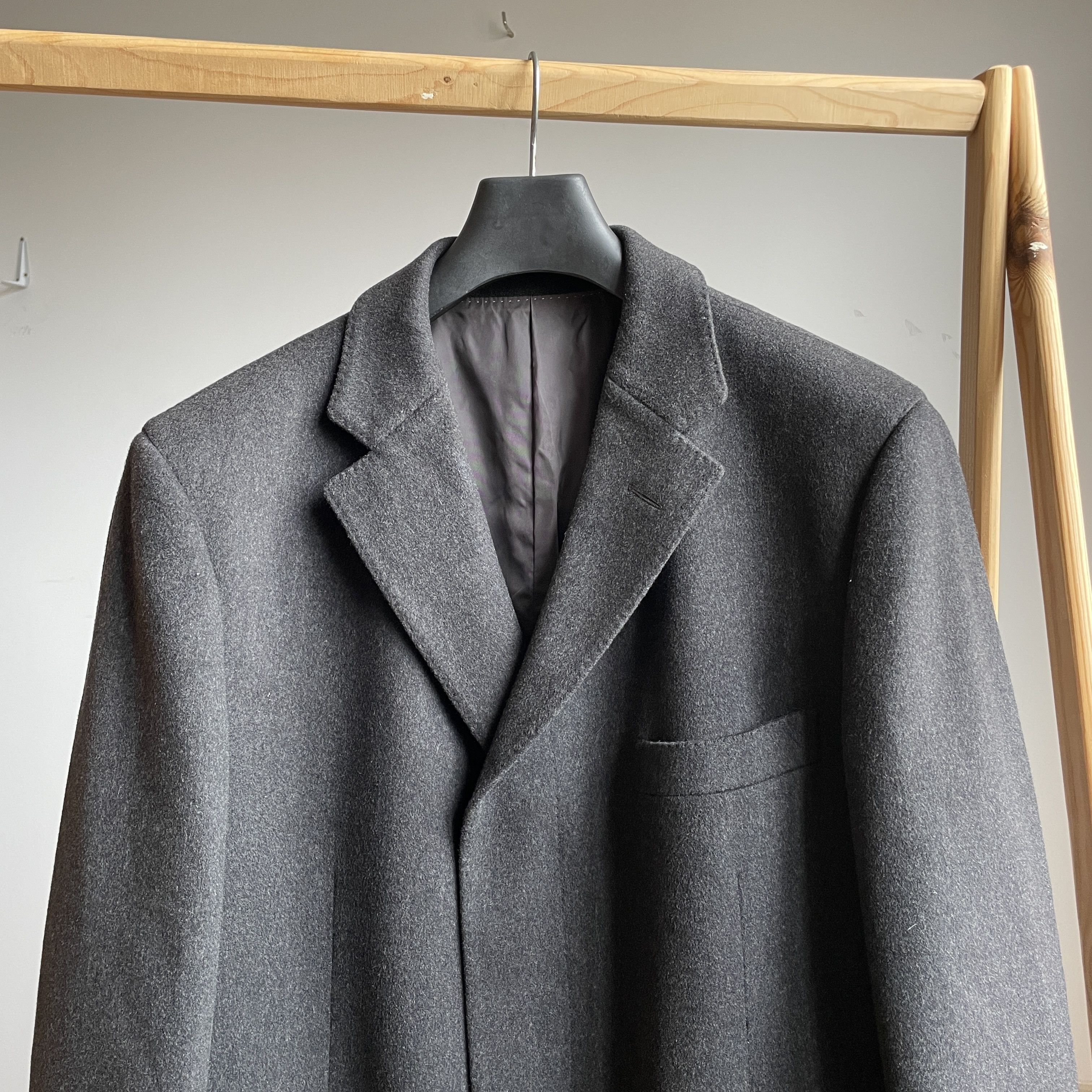 Ermenegildo Zegna Ermenegildo Zegna Soft Pure Wool Vintage Overcoat Size US XL / EU 56 / 4 - 5 Thumbnail