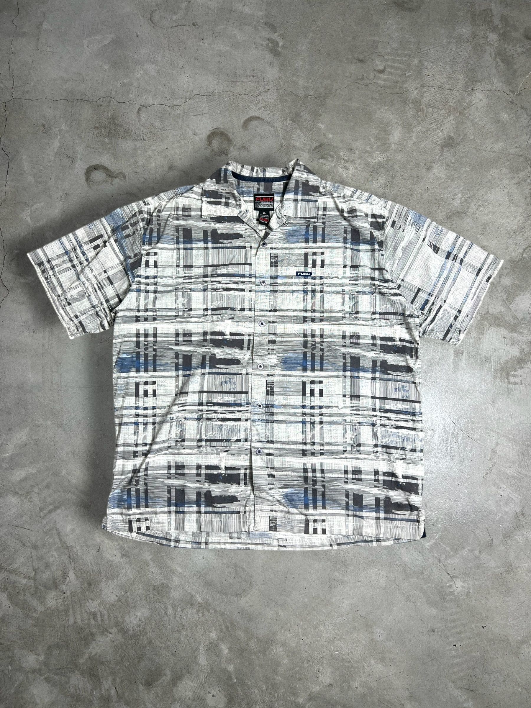 Fubu Vintage FUBU Y2K Plaid Shirt (XL) JKA072 Size US XL / EU 56 / 4 - 1 Thumbnail