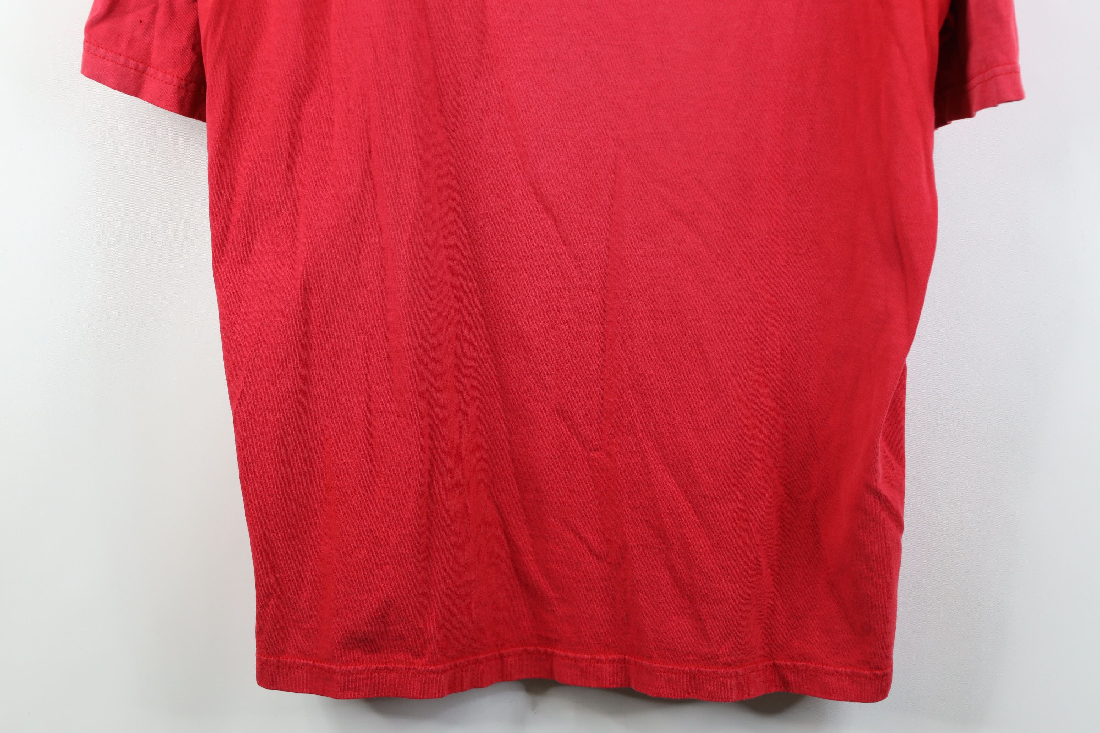 Nautica Vintage 90s Nautica Sailing Sailboat T-Shirt Cotton Red USA Size US L / EU 52-54 / 3 - 3 Thumbnail