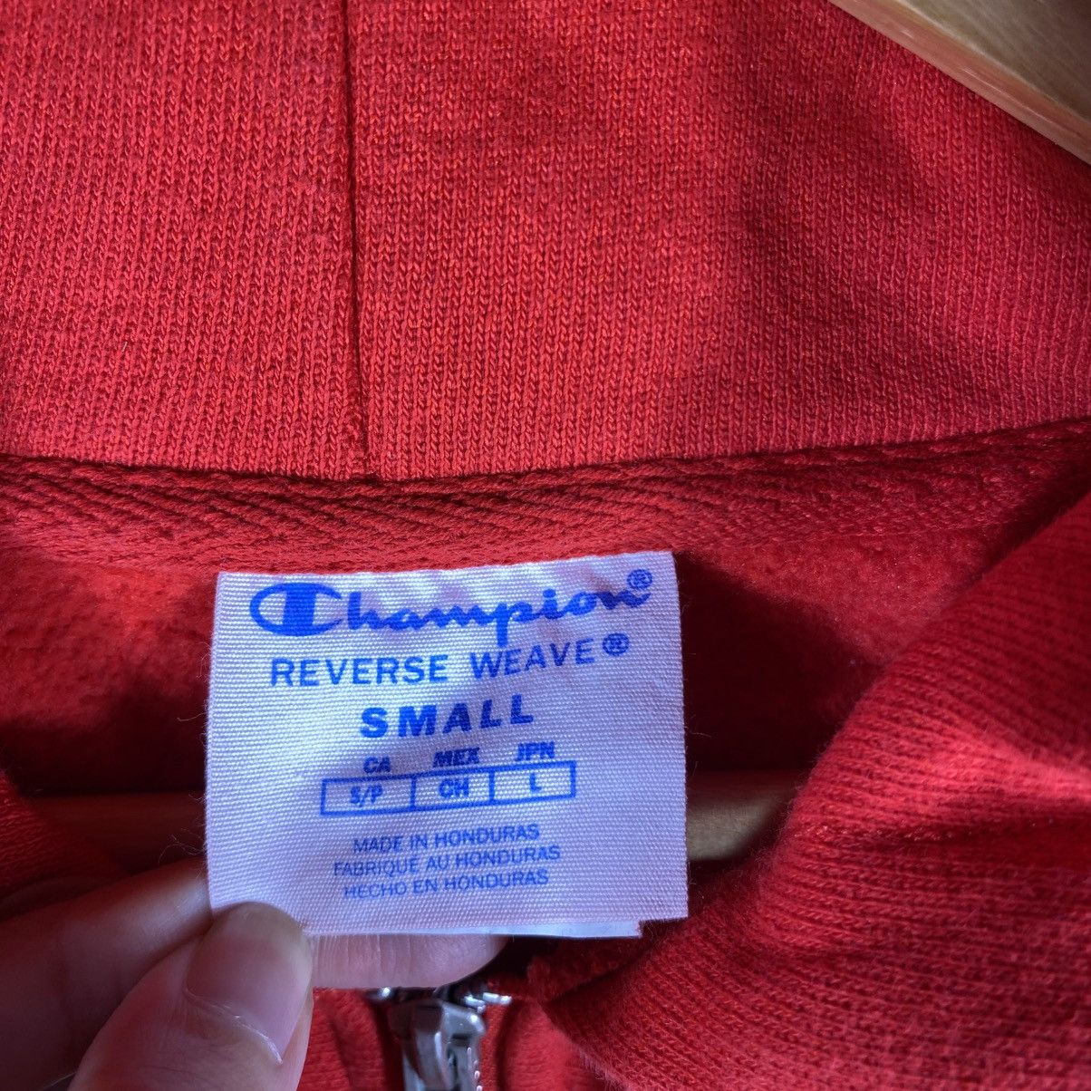 Champion Vintage 00's CHAMPION REVERSE WEAVE Small Logo Zipper Hoodie Size US S / EU 44-46 / 1 - 8 Thumbnail