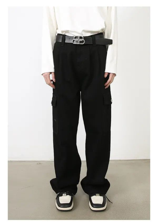 VIBE Japanese retro loose straight trend casual workwear jeans Size US 32 / EU 48 - 1 Thumbnail