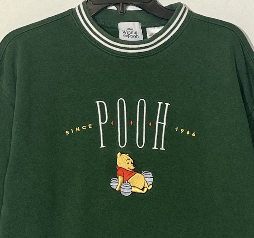 Disney Disney Winnie The Pooh Embroidered Pullover Sweatshirt Size US S / EU 44-46 / 1 - 8 Thumbnail