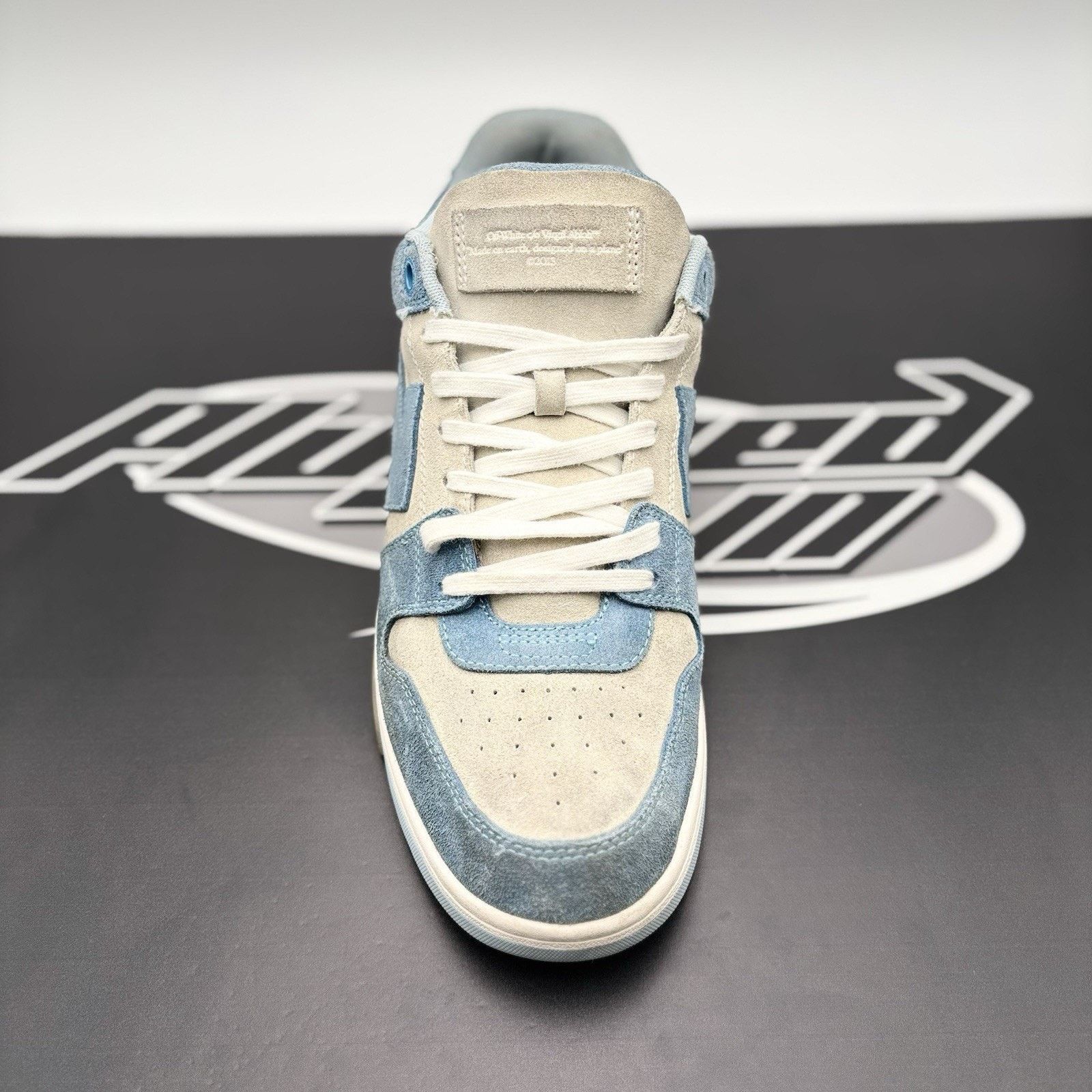 Off-White Off-White Out of Office Suede ' Light Blue, White ‘ Size US 12 / EU 45 - 5 Thumbnail