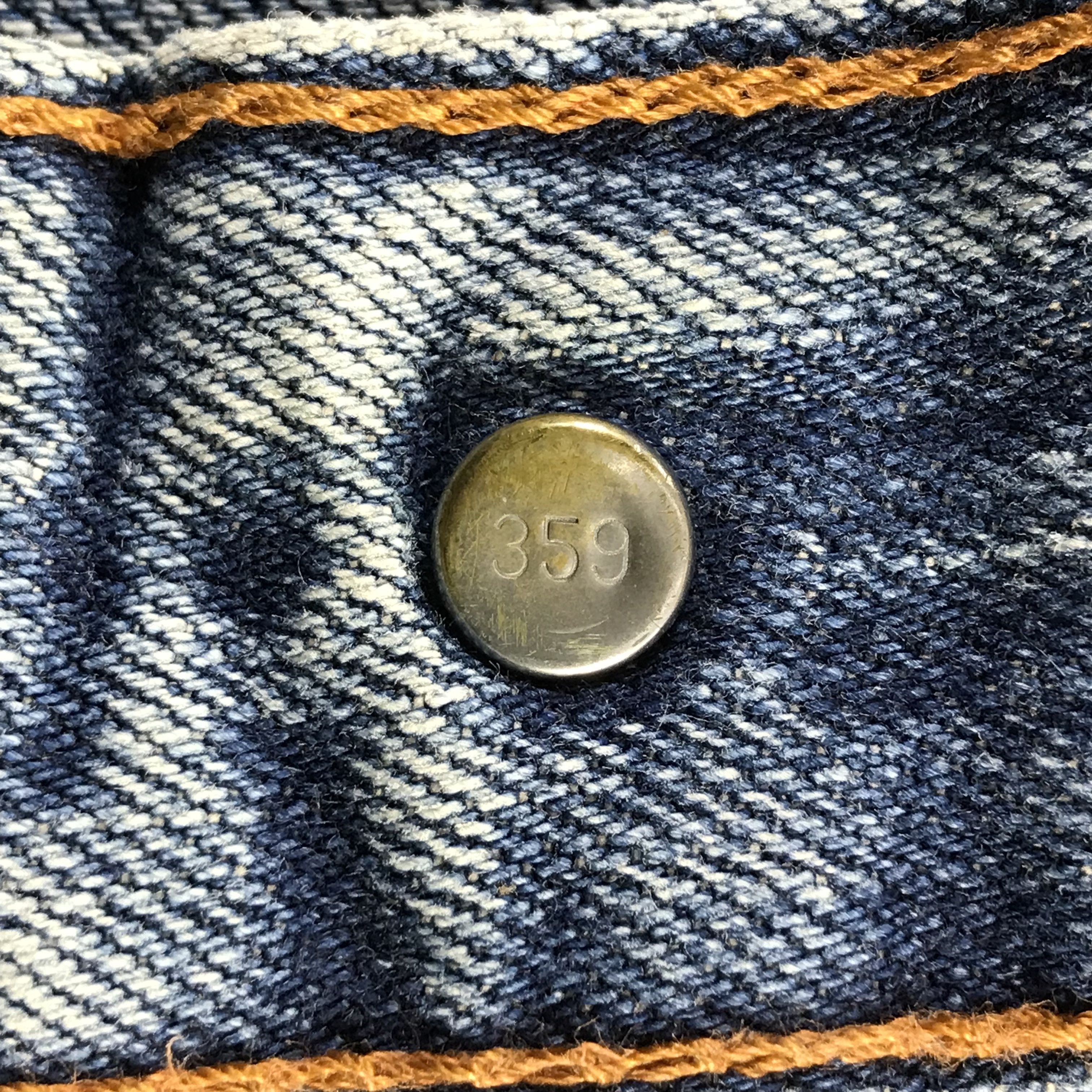 Levi's Vintage Levis 503 Jeans Faded Blue Ripped Denim KJ3405 Size US 30 / EU 46 - 9 Thumbnail