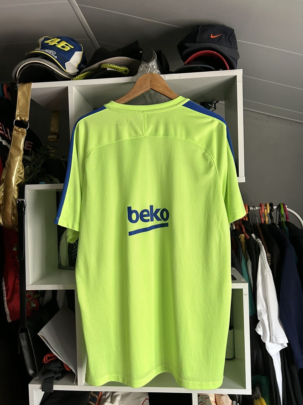 Nike Barcelona Nike 2016/17 Training football soccer jersey Size US XXL / EU 58 / 5 - 9 Thumbnail