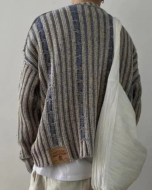 Aran Isles Knitwear Retro y2k reversible cable knit pullover sweater knitwear Size US L / EU 52-54 / 3 - 4 Thumbnail