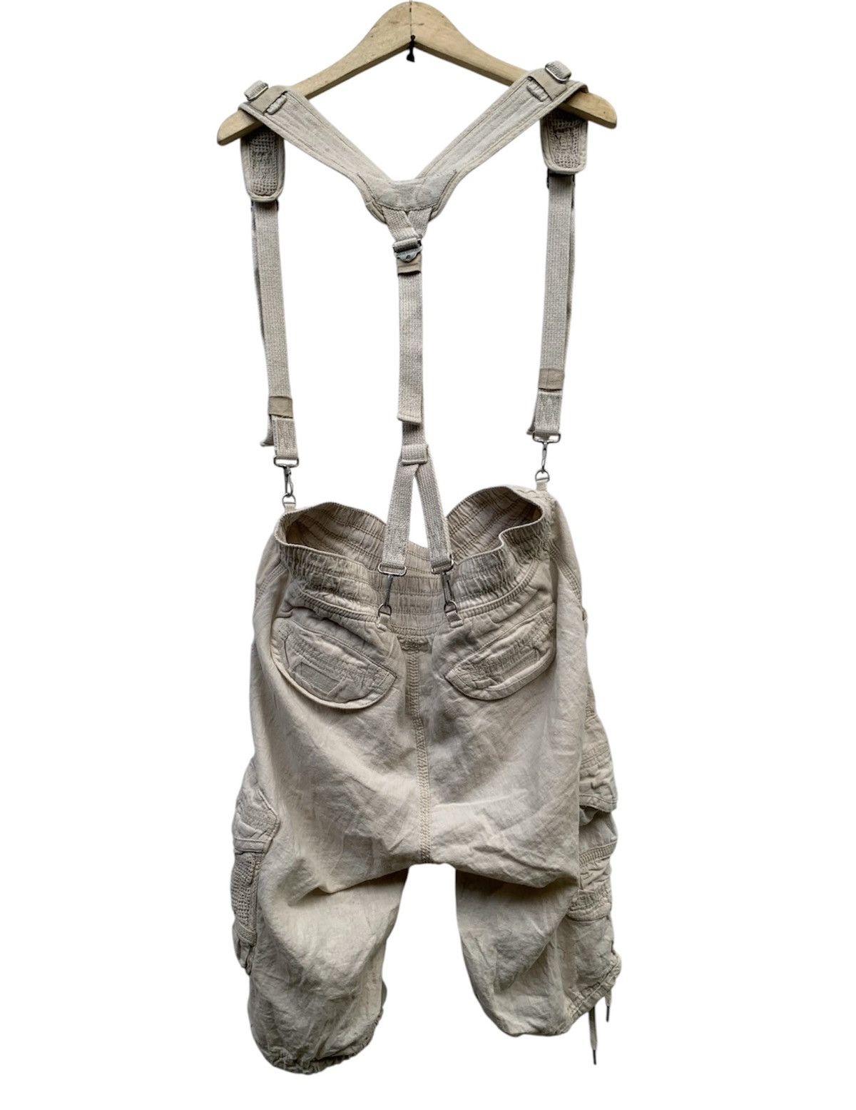 GOA beige Goa cargo pants with suspenders multiple pockets Size US 30 / EU 46 - 6 Thumbnail