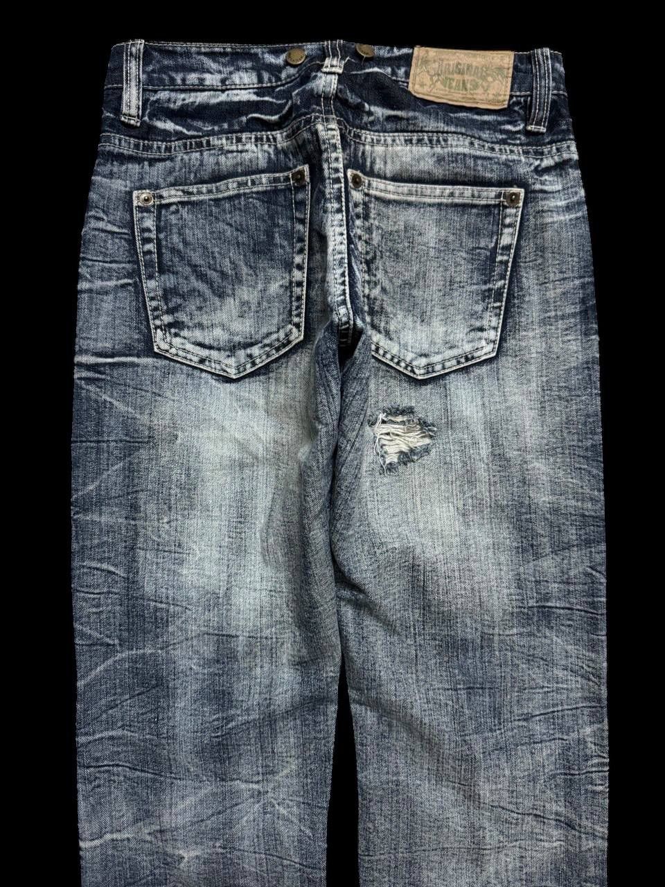 Seditionaries INSANE PUNK JEAN Japanese Washed Whisker Studded Distressed Size US 29 - 17 Thumbnail
