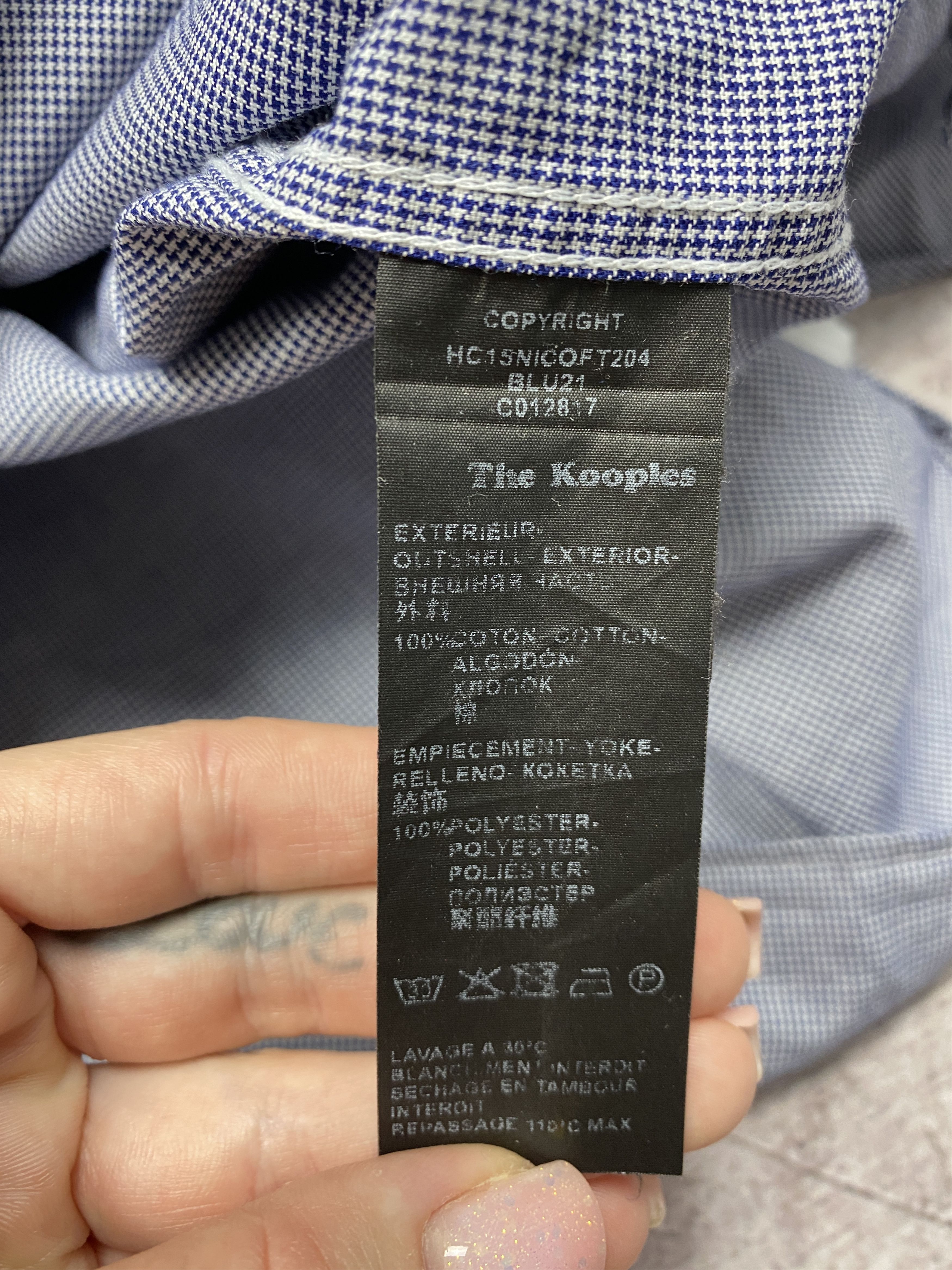The Kooples × Vintage The Kooples Vintage Mens Long Sleeve Shirt Size US M / EU 48-50 / 2 - 5 Thumbnail