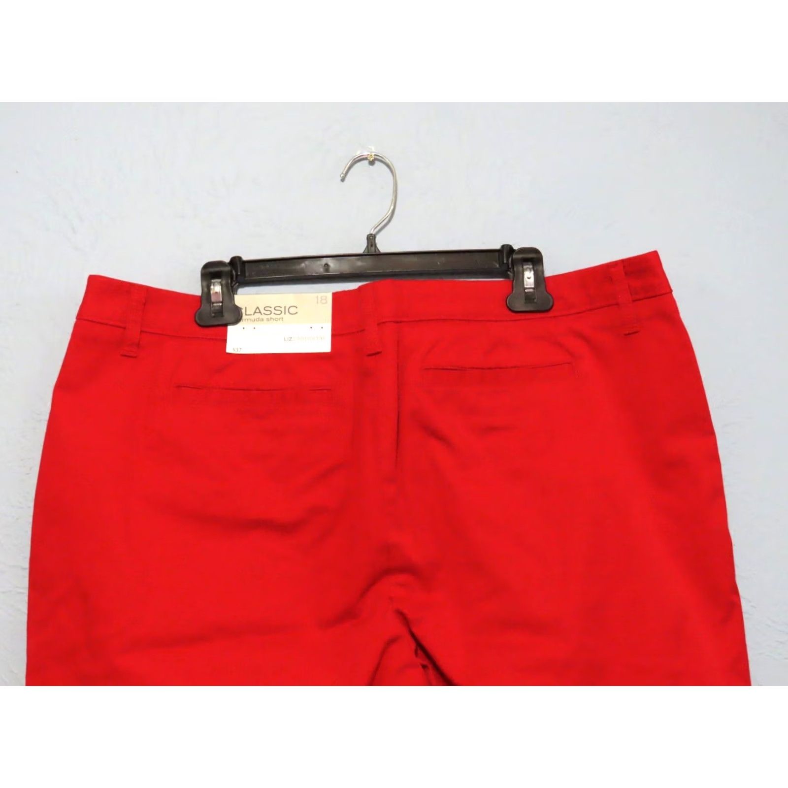 Liz Claiborne Liz Claiborne Bermuda Shorts Red Women's Size 18 NWT Casual Classic 18 Ladies Shorts Size 36" / US 14 / IT 50 - 7 Thumbnail