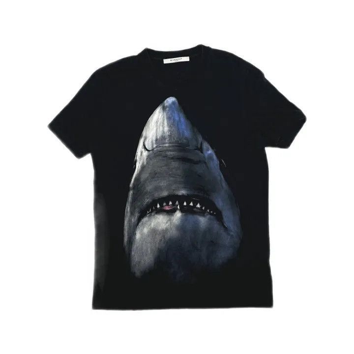 Givenchy Givenchy Givenchy Shark Print Slim Fit TShirt -2507 Size US S / EU 44-46 / 1 - 2 Thumbnail