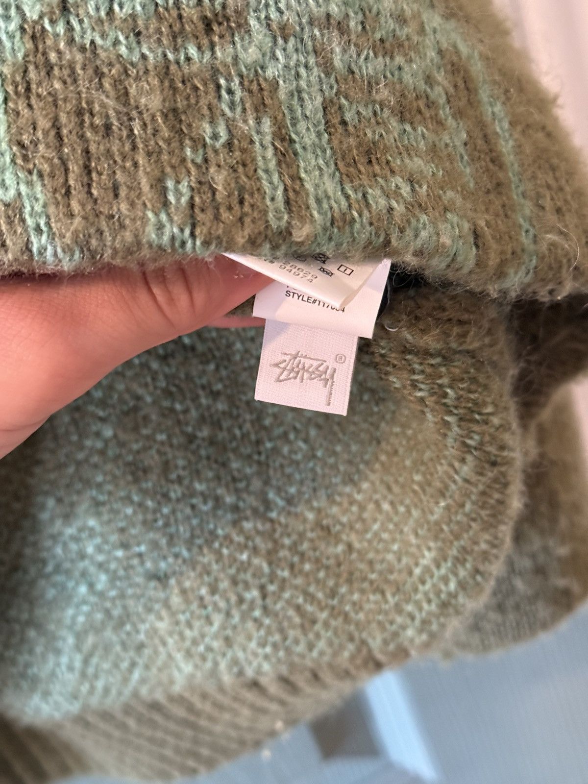 Stussy Stussy Mohair Mask Cardigan FW20 Size US M / EU 48-50 / 2 - 5 Thumbnail