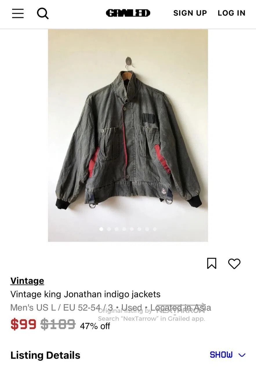 Vintage Vintage 90s King Jonathan Jacket. Size US L / EU 52-54 / 3 - 9 Thumbnail