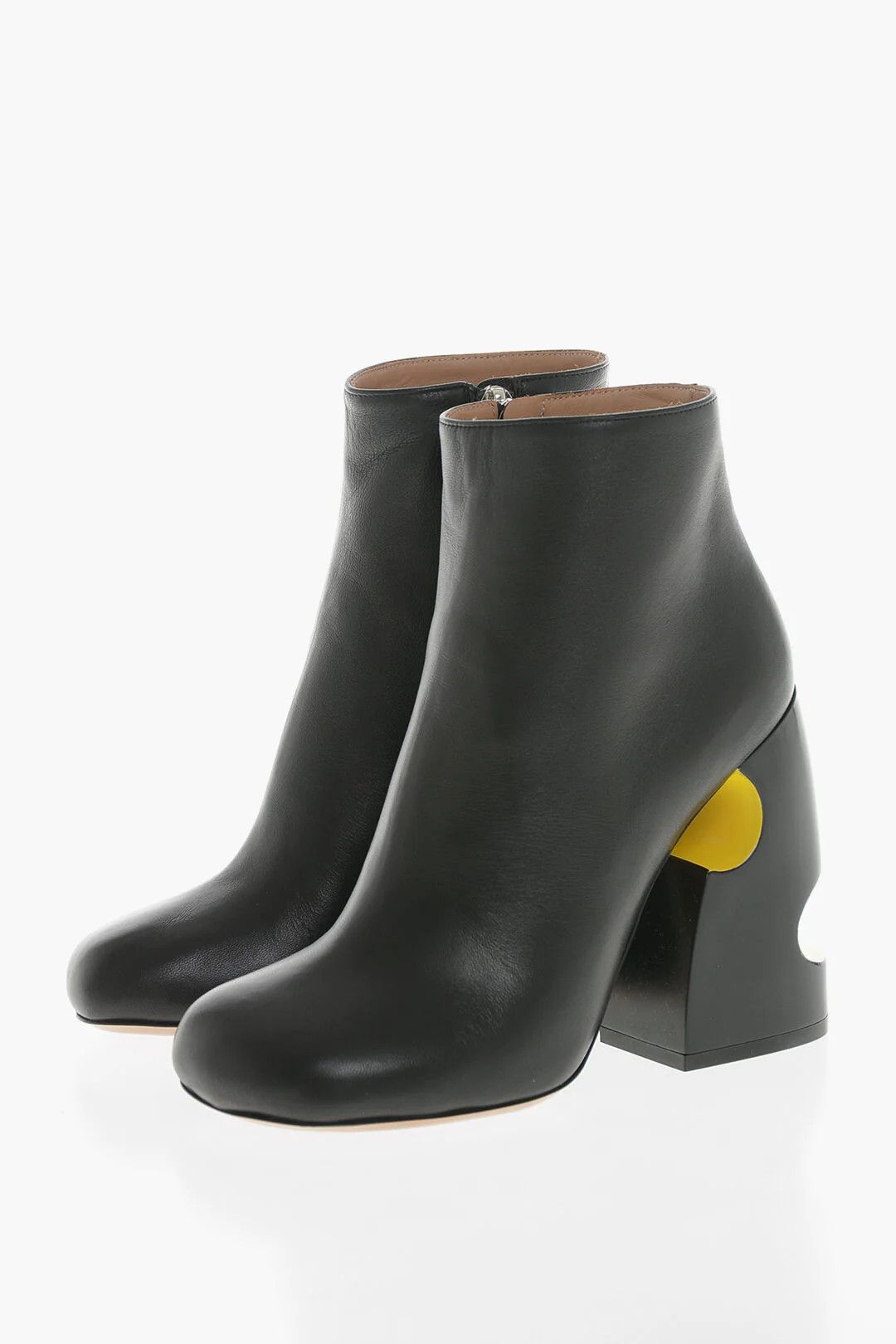 Off-White og1mm0426 Leather Ankle Boots in Black Size US 6 / IT 36 - 3 Thumbnail
