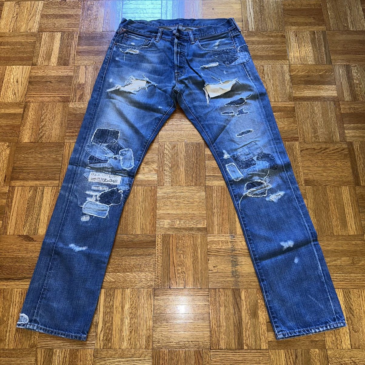 Denim & Supply Ralph Lauren Denim and Supply Ralph Lauren Patchwork Denim Jeans sz 34 Size US 34 / EU 50 - 1 Thumbnail
