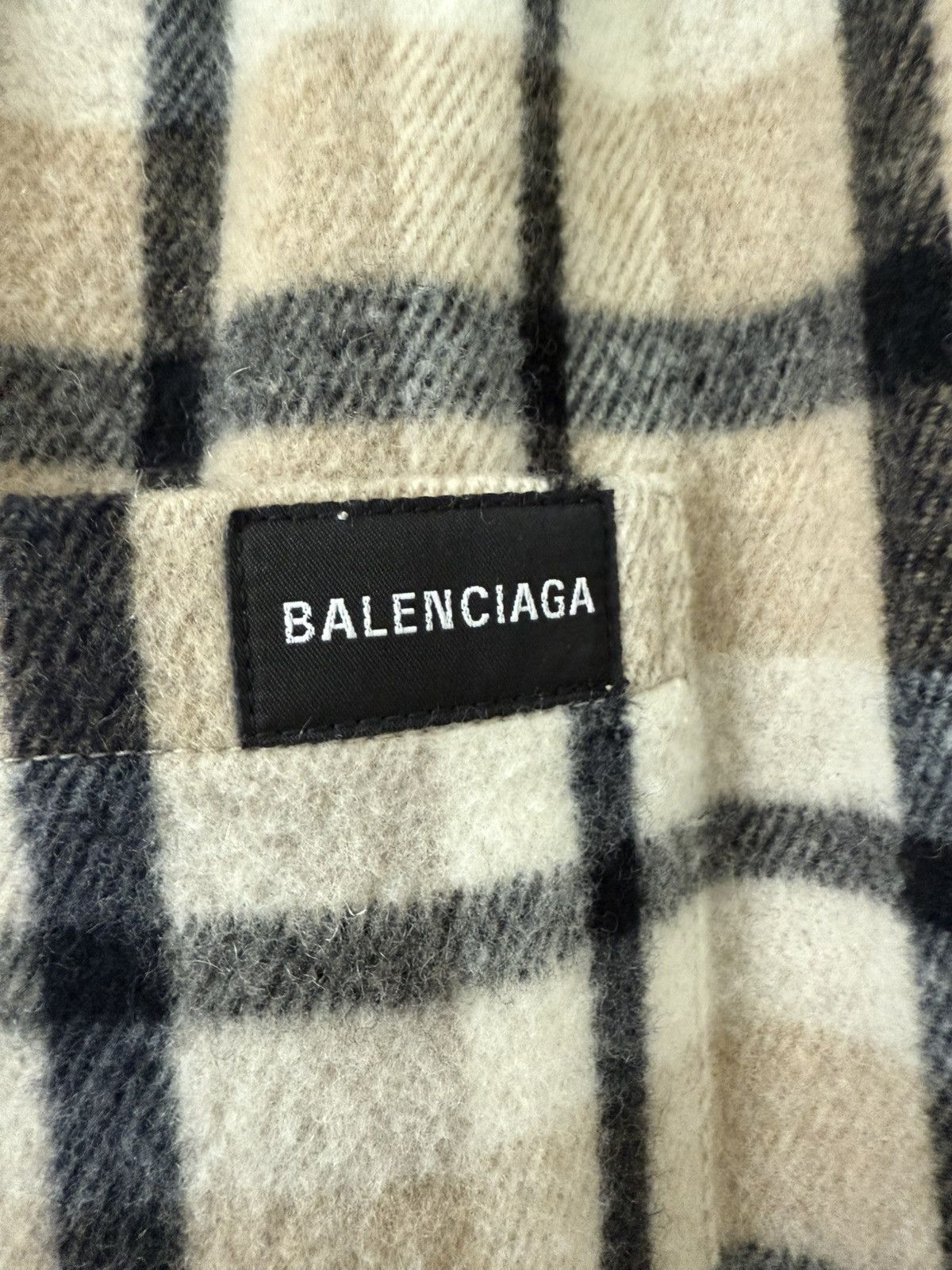 Balenciaga Balenciaga Plaid Wool Sweat Pants Size US 28 / EU 44 - 3 Thumbnail