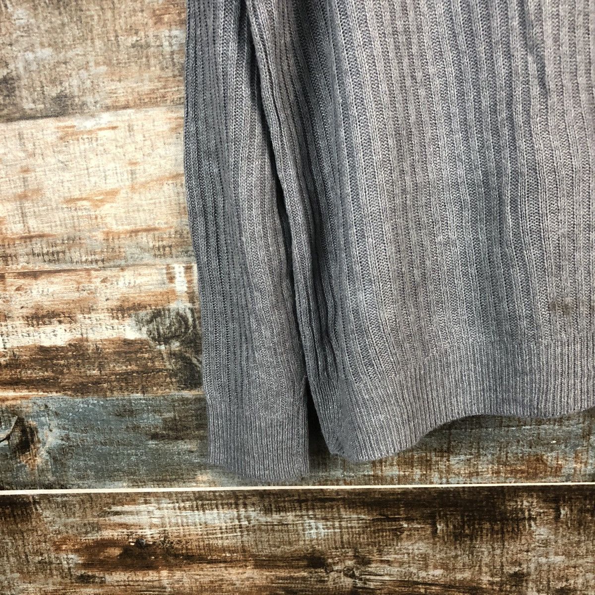 Homespun Knitwear × Japanese Brand Freude Grey Knitwear #A1792 Size US L / EU 52-54 / 3 - 7 Thumbnail