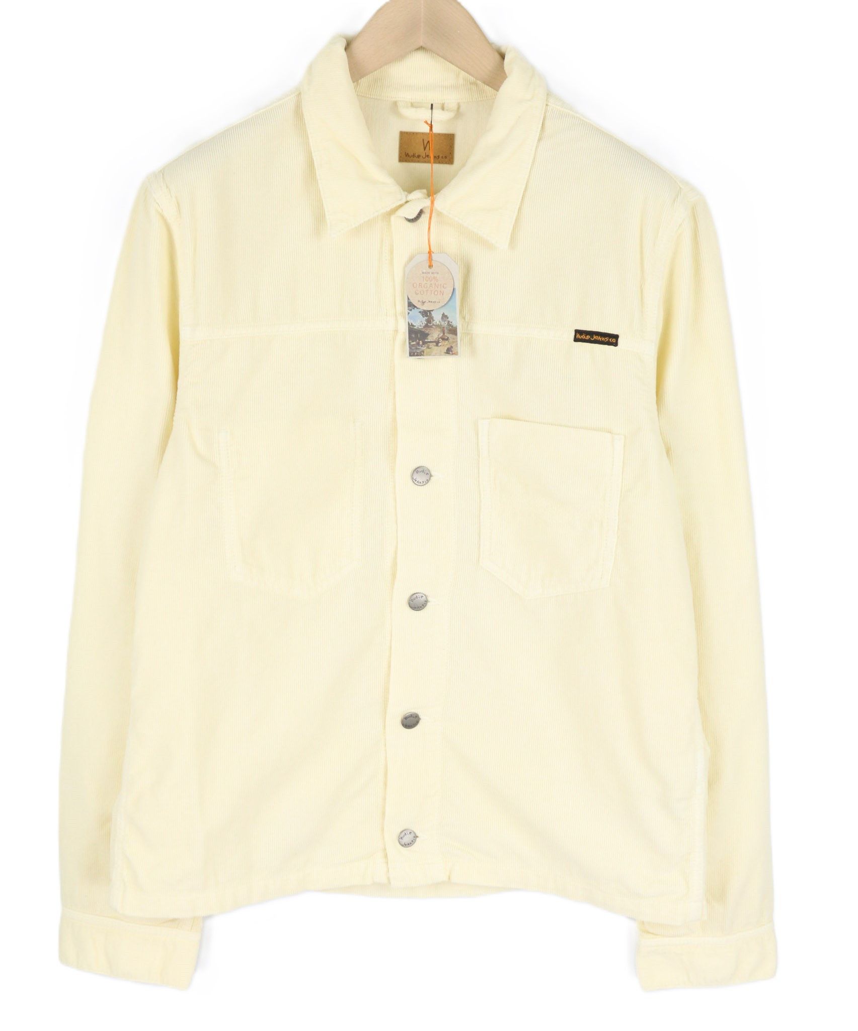 RONNY XL Dusty White Cotton Corduroy Jacket 81024