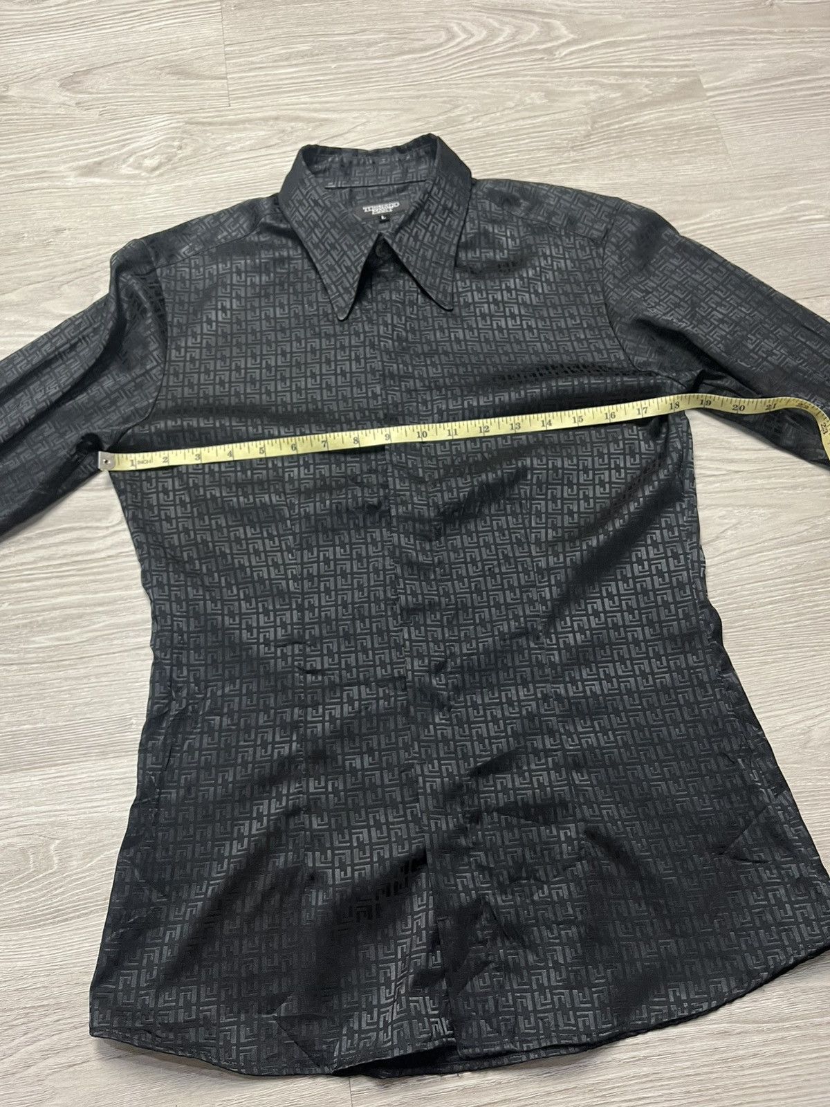 Tornado Mart Tornado Mart Monogram Black Shirt Size US M / EU 48-50 / 2 - 7 Thumbnail